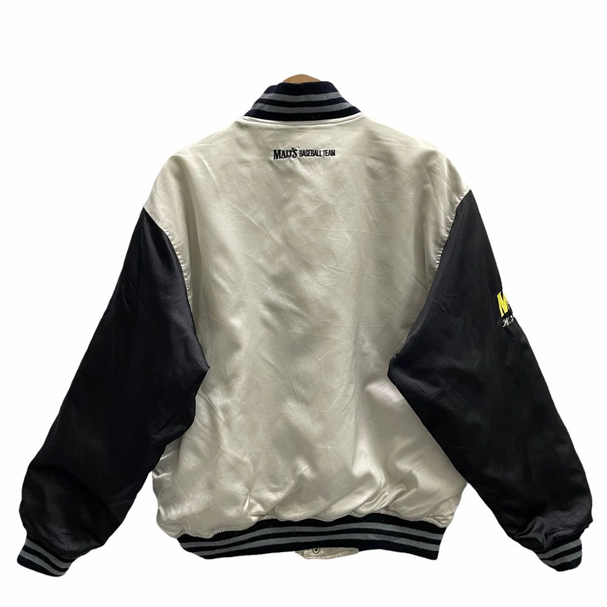 Japanese Brand 💥90s SUNTORY MALT BEER VARSITY BOMBER JACKET Size US M / EU 48-50 / 2 - 8 Thumbnail