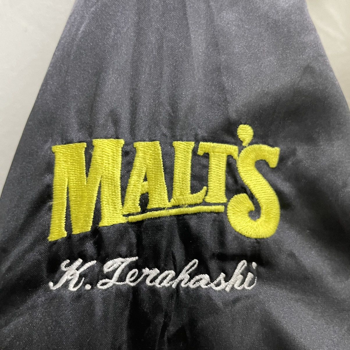 Japanese Brand 💥90s SUNTORY MALT BEER VARSITY BOMBER JACKET Size US M / EU 48-50 / 2 - 5 Thumbnail
