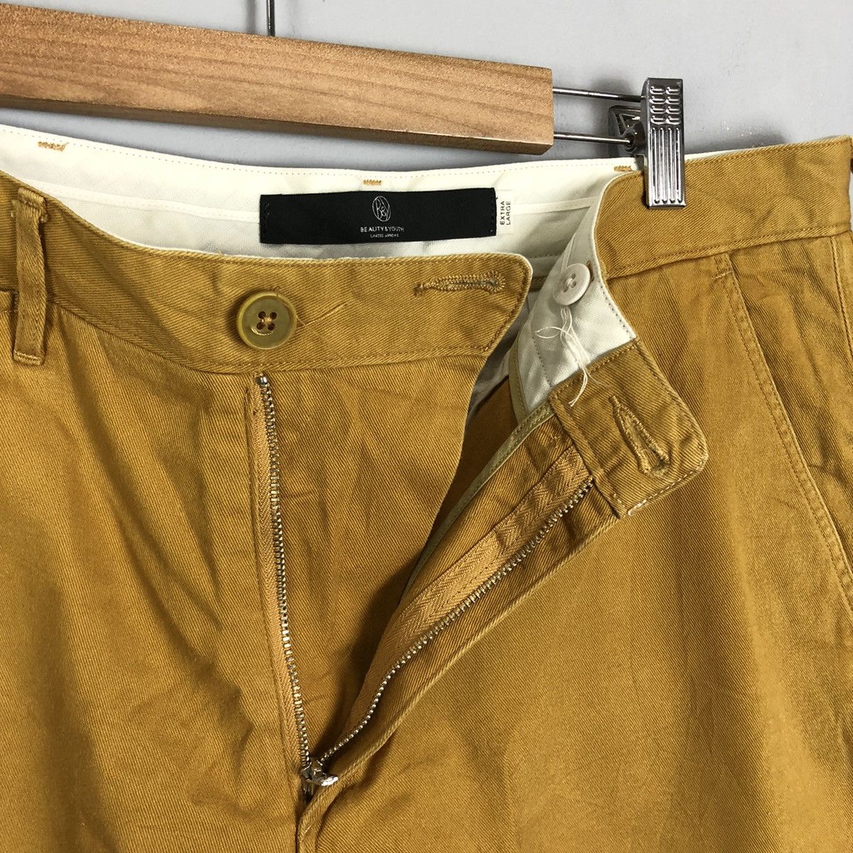 BEAUTY&YOUTH × Japanese Brand Beauty & Youth Brown cropped Straight cut Pants #c1295 Size US 34 / EU 50 - 6 Thumbnail