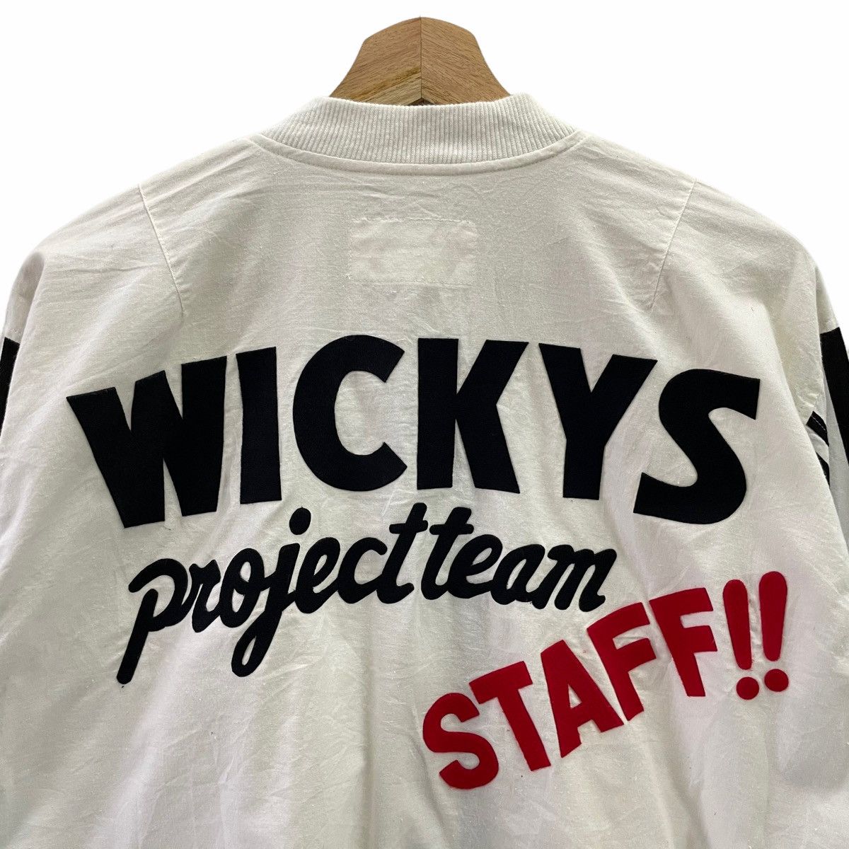Japanese Brand 💥80s WICKY PROJECT TEAM BOXY BOMBER JACKET Size US M / EU 48-50 / 2 - 2 Thumbnail