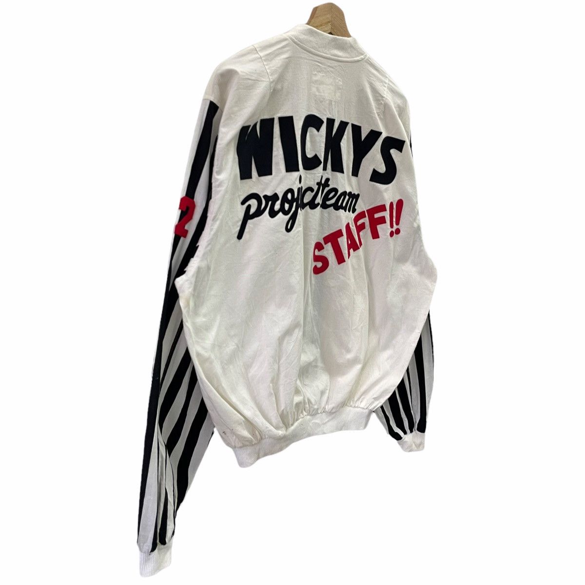 Japanese Brand 💥80s WICKY PROJECT TEAM BOXY BOMBER JACKET Size US M / EU 48-50 / 2 - 4 Thumbnail