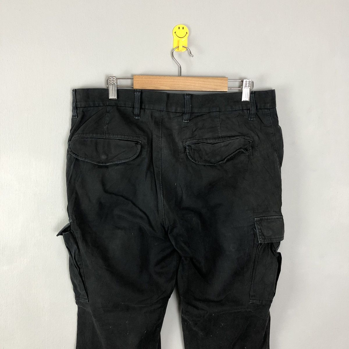 Japanese Brand Uniqlo Black Multipocket Tactical Cargo Pants #c1285 Size US 34 / EU 50 - 9 Thumbnail