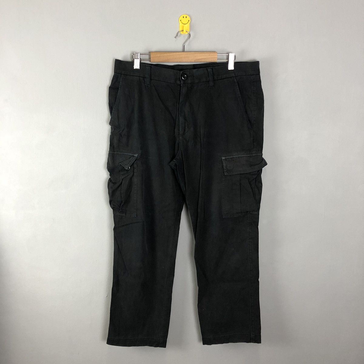 Uniqlo Black Multipocket Tactical Cargo Pants #c1285