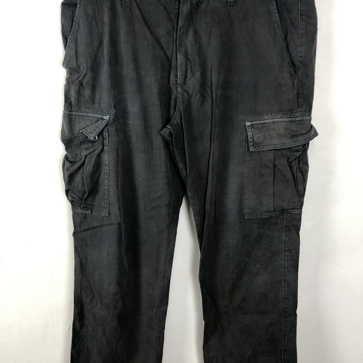 Japanese Brand Uniqlo Black Multipocket Tactical Cargo Pants #c1285 Size US 34 / EU 50 - 4 Thumbnail