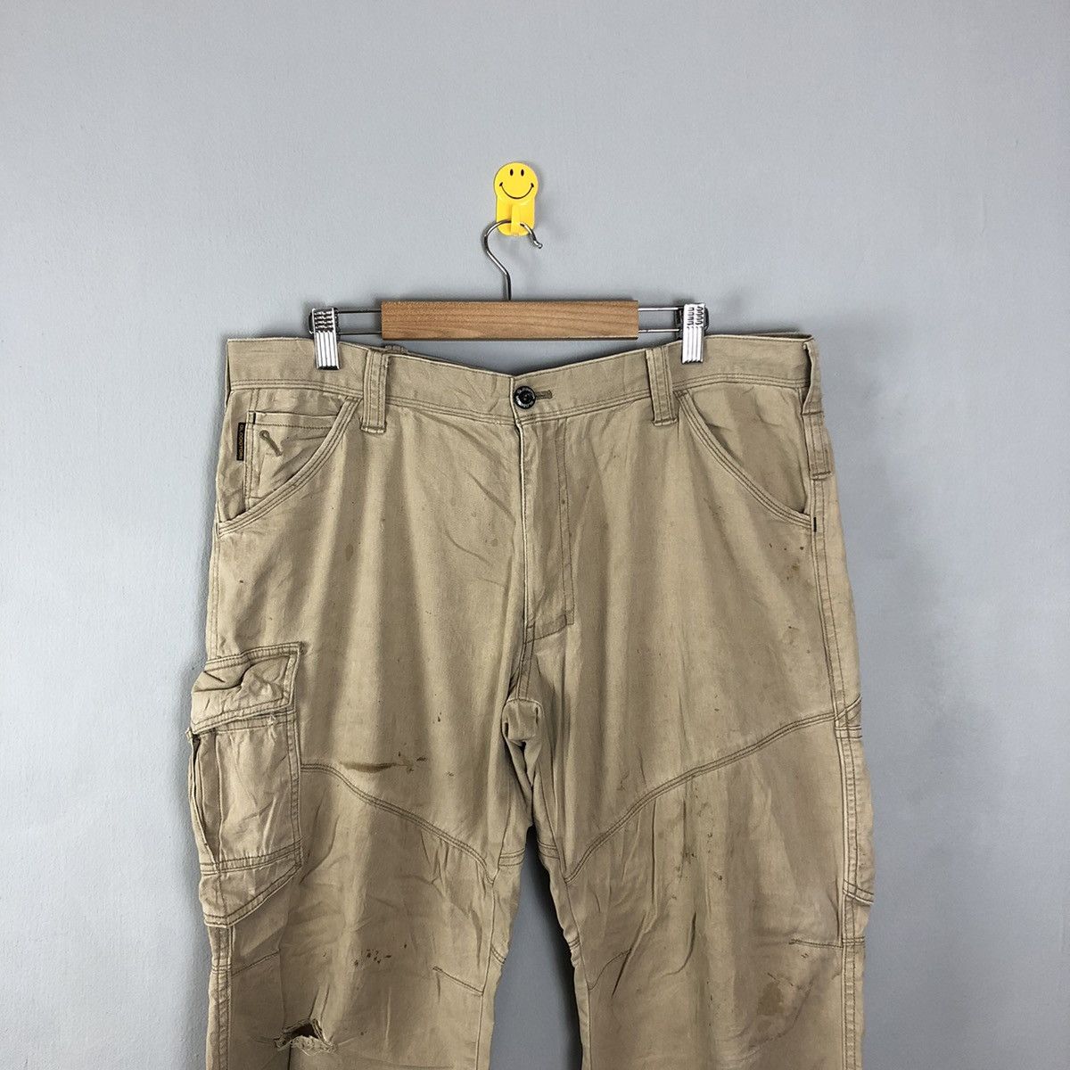 Japanese Brand Gladiator Brown Multipocket Tactical Cargo Pants #c1284 Size US 37 - 2 Thumbnail