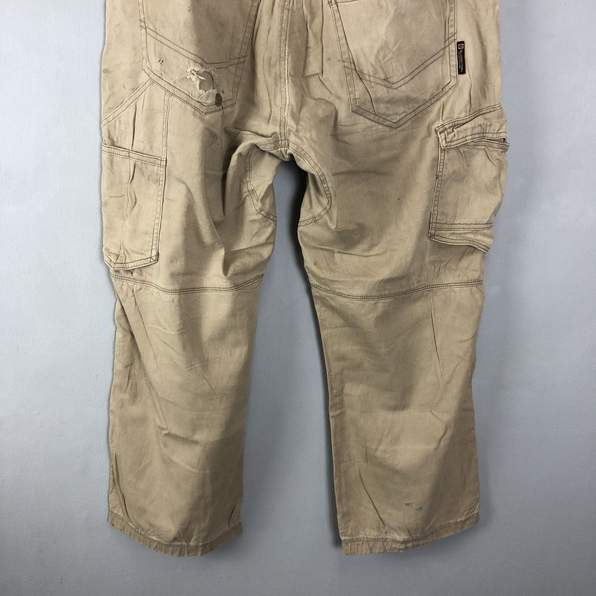 Japanese Brand Gladiator Brown Multipocket Tactical Cargo Pants #c1284 Size US 37 - 13 Thumbnail
