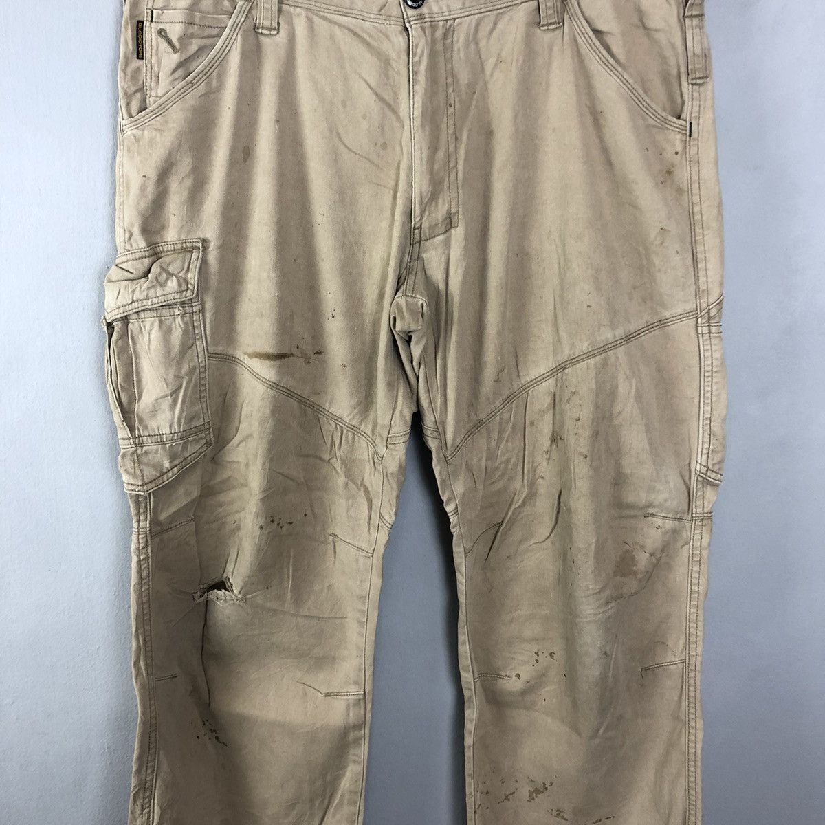 Japanese Brand Gladiator Brown Multipocket Tactical Cargo Pants #c1284 Size US 37 - 4 Thumbnail
