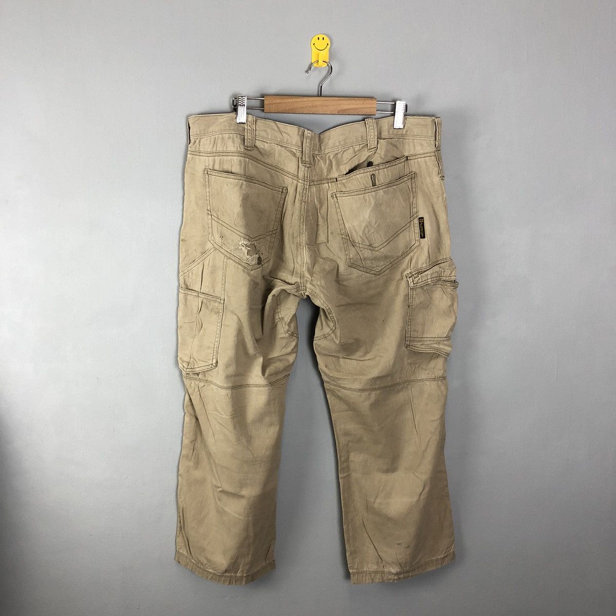 Japanese Brand Gladiator Brown Multipocket Tactical Cargo Pants #c1284 Size US 37 - 11 Thumbnail