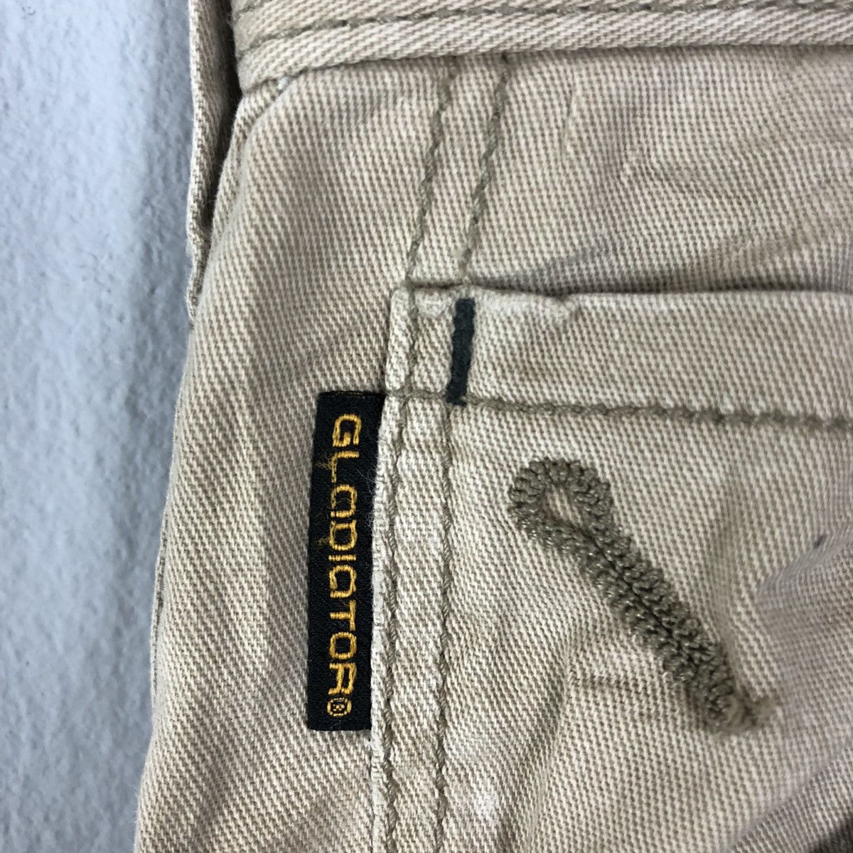 Japanese Brand Gladiator Brown Multipocket Tactical Cargo Pants #c1284 Size US 37 - 8 Thumbnail