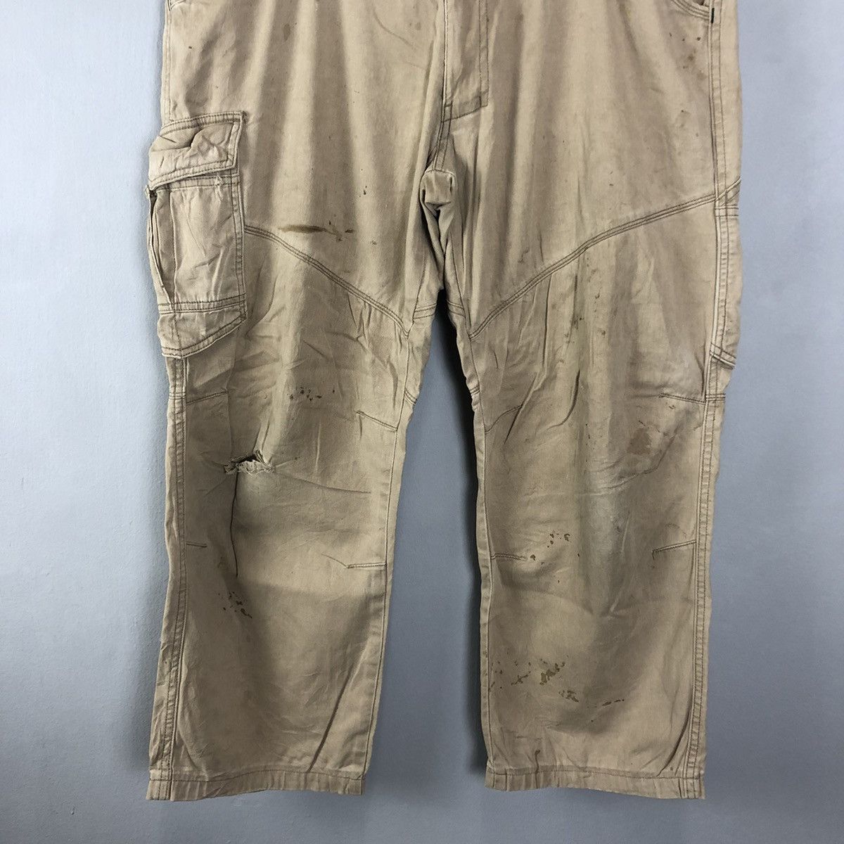 Japanese Brand Gladiator Brown Multipocket Tactical Cargo Pants #c1284 Size US 37 - 3 Thumbnail