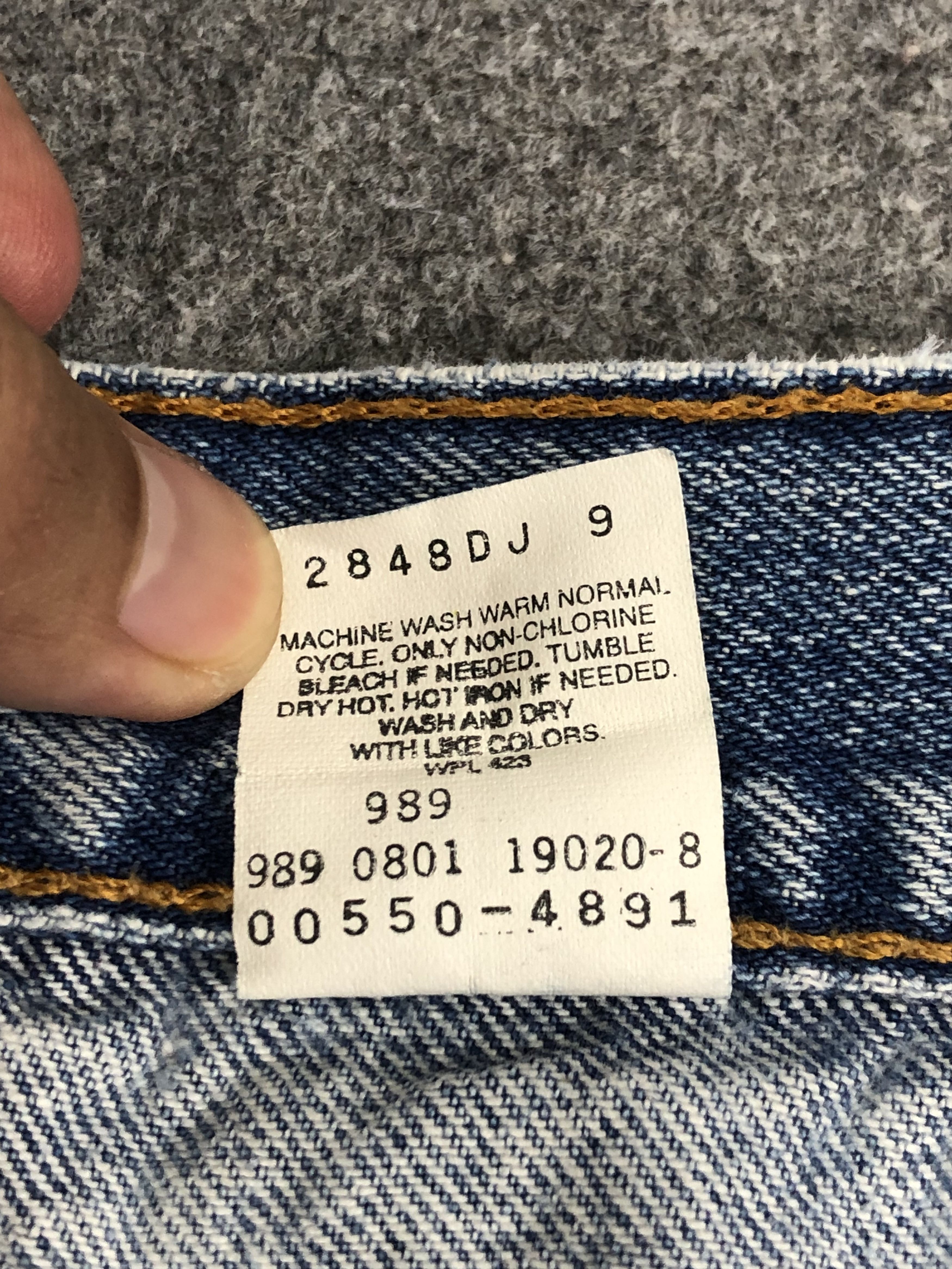 Levi's × Vintage Vintage 90s Levis 550 Faded Blue Jeans Size US 40 / EU 56 - 8 Thumbnail