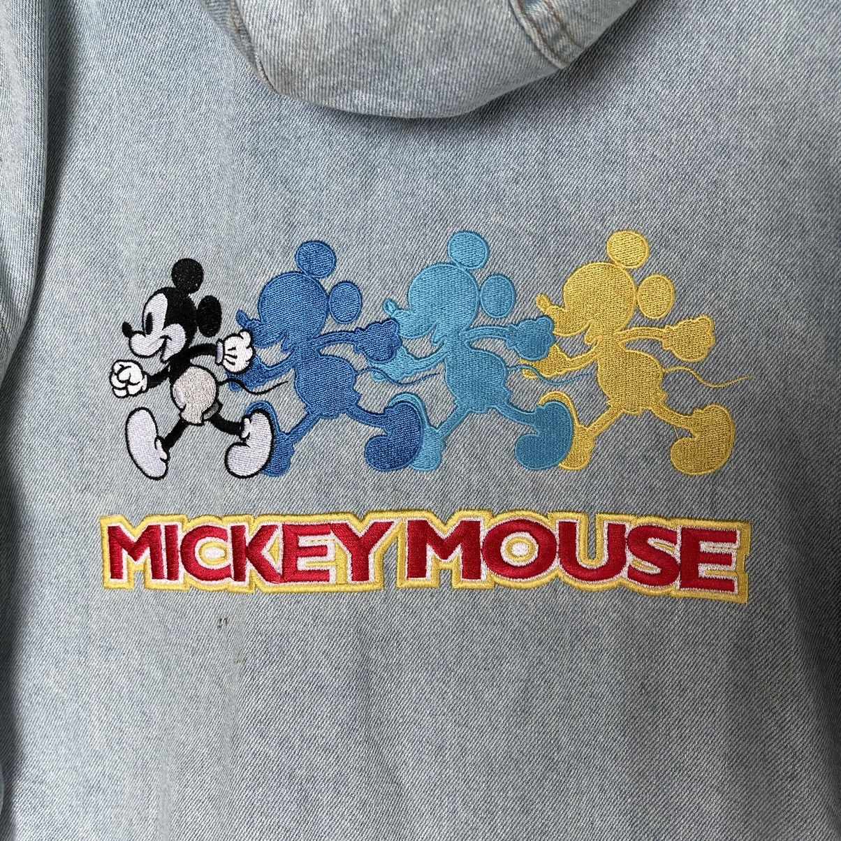 Disney × Mickey Mouse × Vintage Vintage 90s Disney Mickey Mouse Hoodies Jaket Jeans Size US L / EU 52-54 / 3 - 5 Thumbnail
