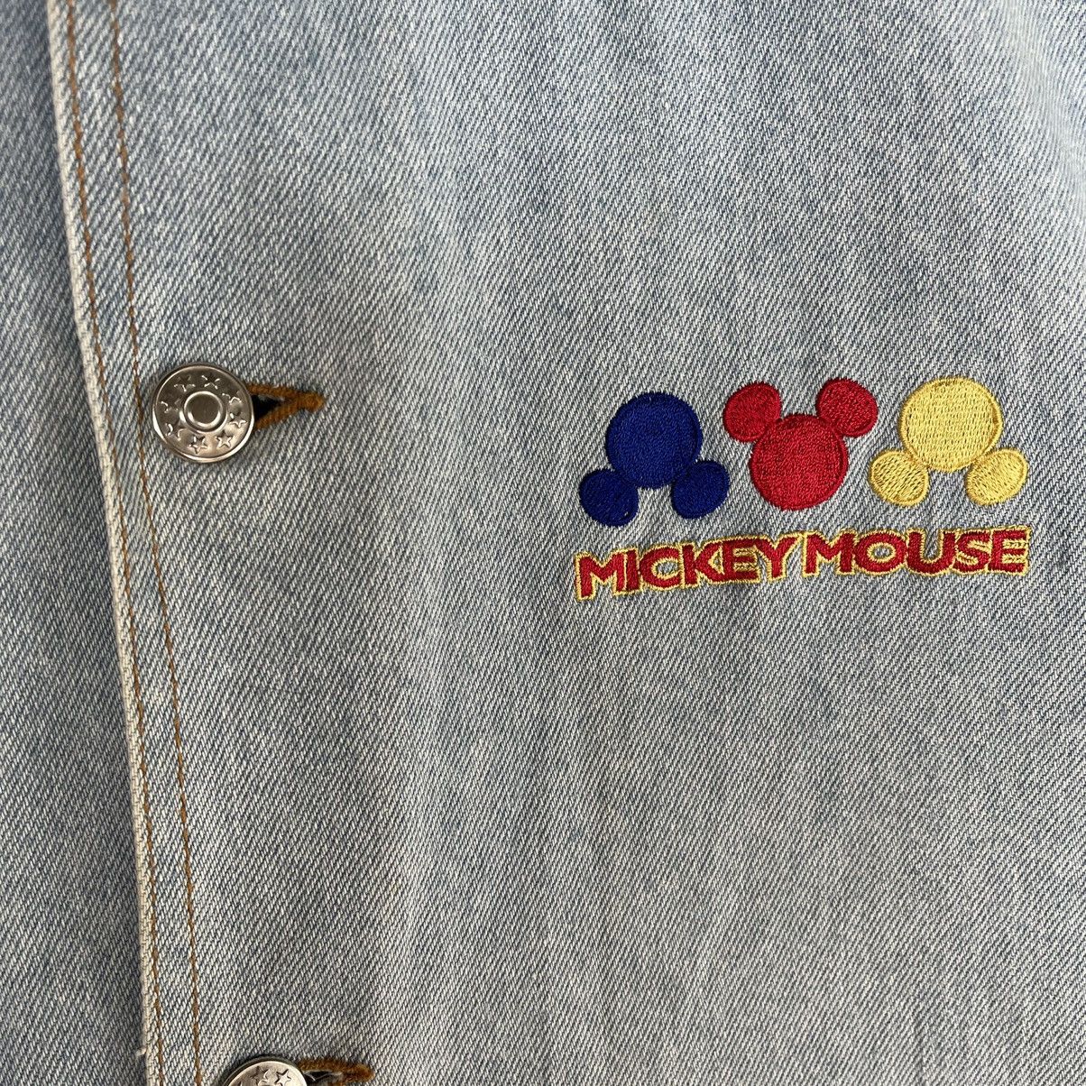 Disney × Mickey Mouse × Vintage Vintage 90s Disney Mickey Mouse Hoodies Jaket Jeans Size US L / EU 52-54 / 3 - 8 Thumbnail