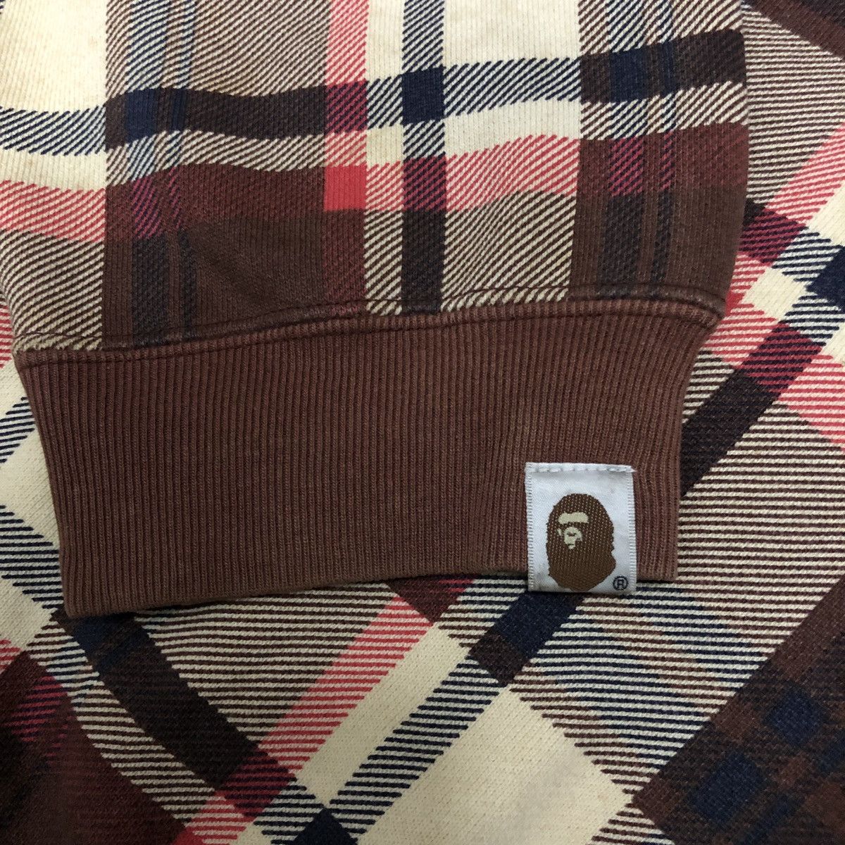 Bape Bape Check Full Zip Hoodie Size US L / EU 52-54 / 3 - 5 Thumbnail