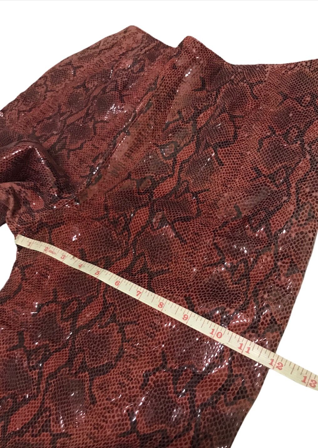 Vintage Kay Unger snake print leather pants s30 Size US 30 / EU 46 - 14 Thumbnail