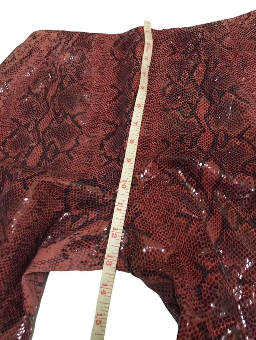 Vintage Kay Unger snake print leather pants s30 Size US 30 / EU 46 - 13 Thumbnail