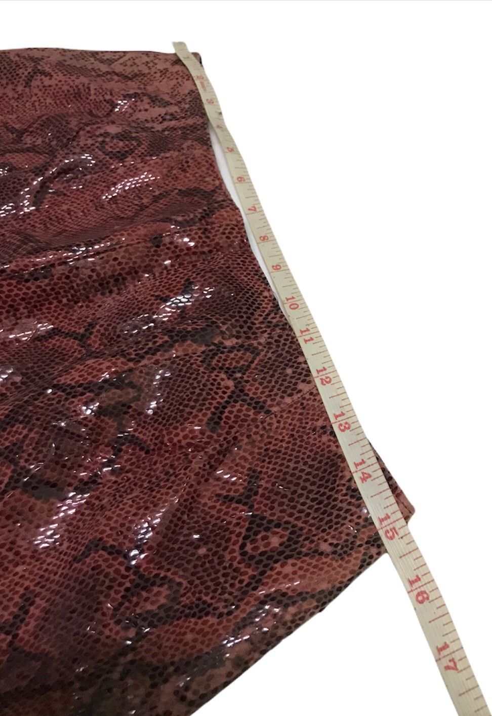Vintage Kay Unger snake print leather pants s30 Size US 30 / EU 46 - 9 Thumbnail