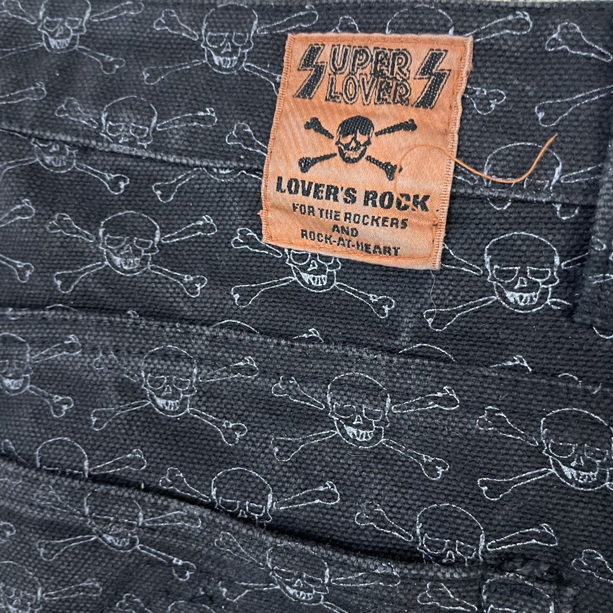 Rei Kawakubo × Seditionaries 💥 SUPER LOVER JAPAN OVERPRINT SKULL JEAN Size US 29 - 14 Thumbnail