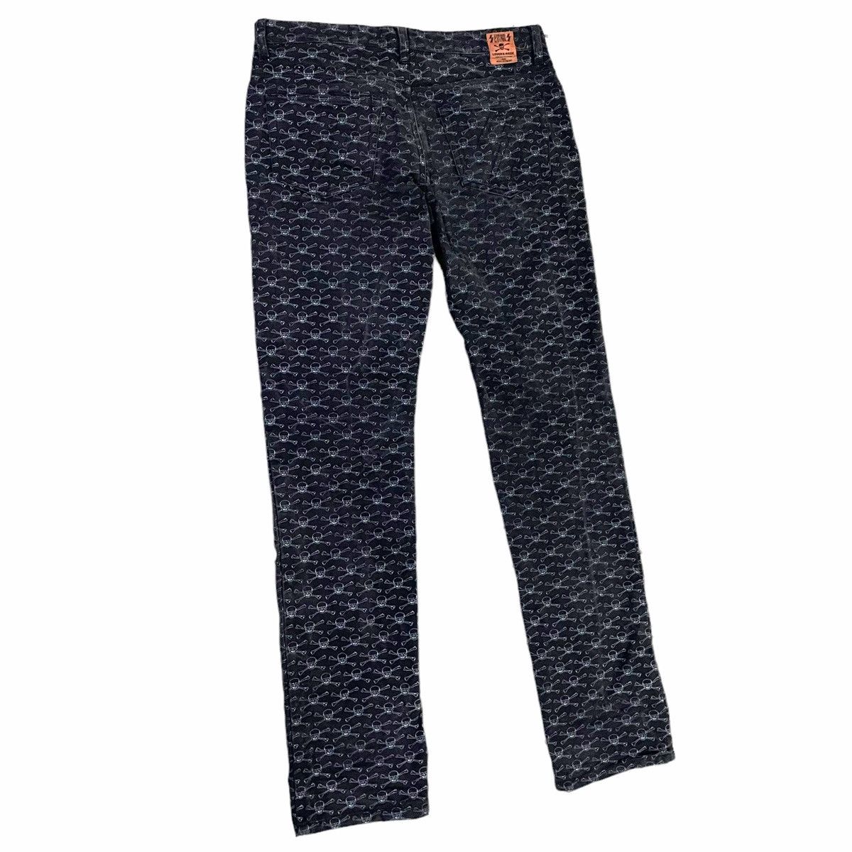 Rei Kawakubo × Seditionaries 💥 SUPER LOVER JAPAN OVERPRINT SKULL JEAN Size US 29 - 9 Thumbnail