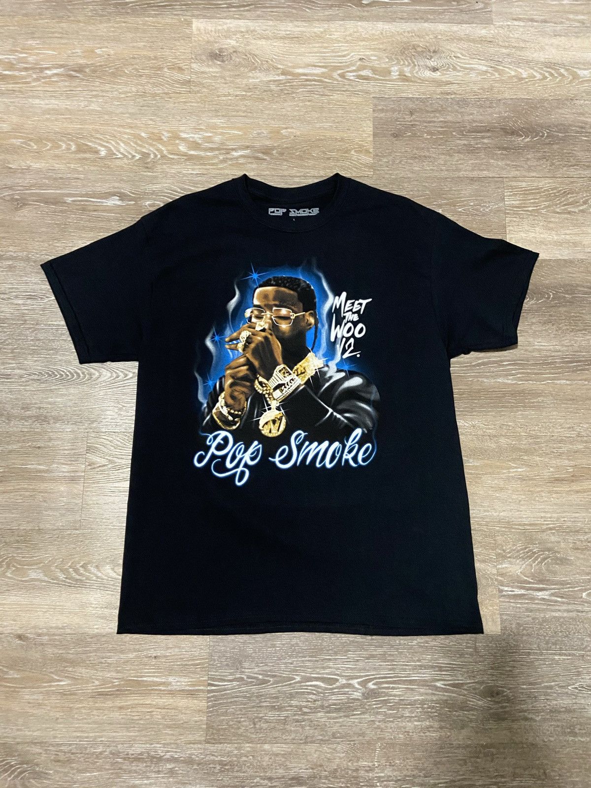Rap Tees Pop Smoke Meet The Woo T-Shirt Size US L / EU 52-54 / 3 - 1 Thumbnail