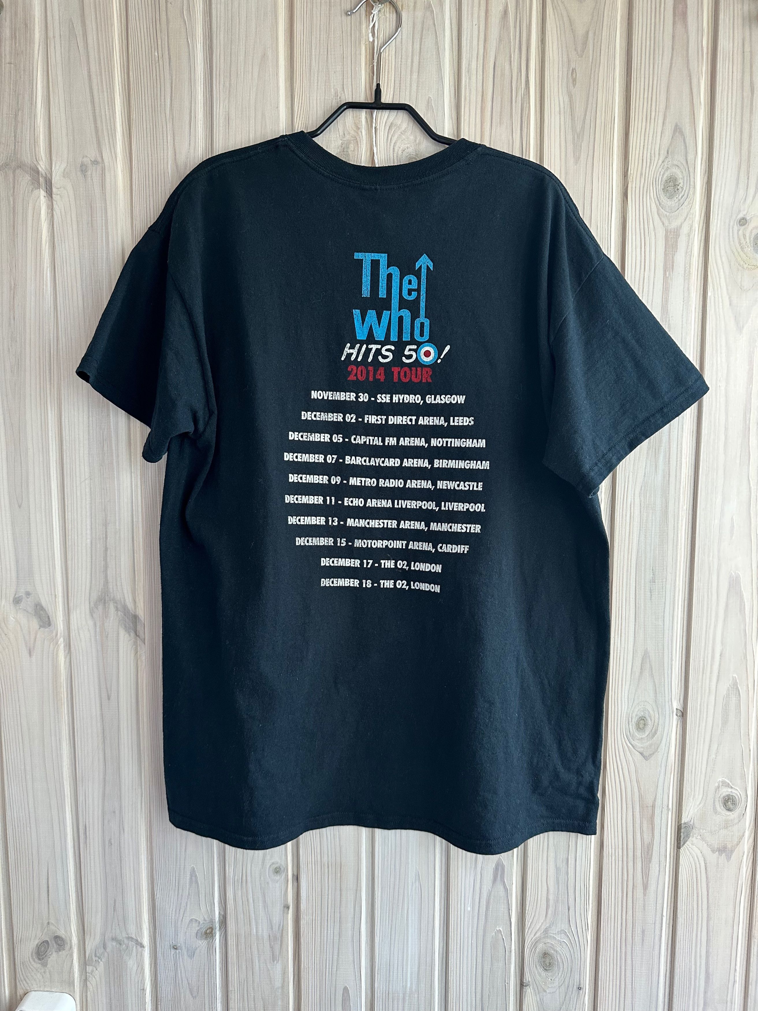 Band Tees 2014 The Who tour tee rock band t shirt tee heavy cotton Size US L / EU 52-54 / 3 - 7 Thumbnail