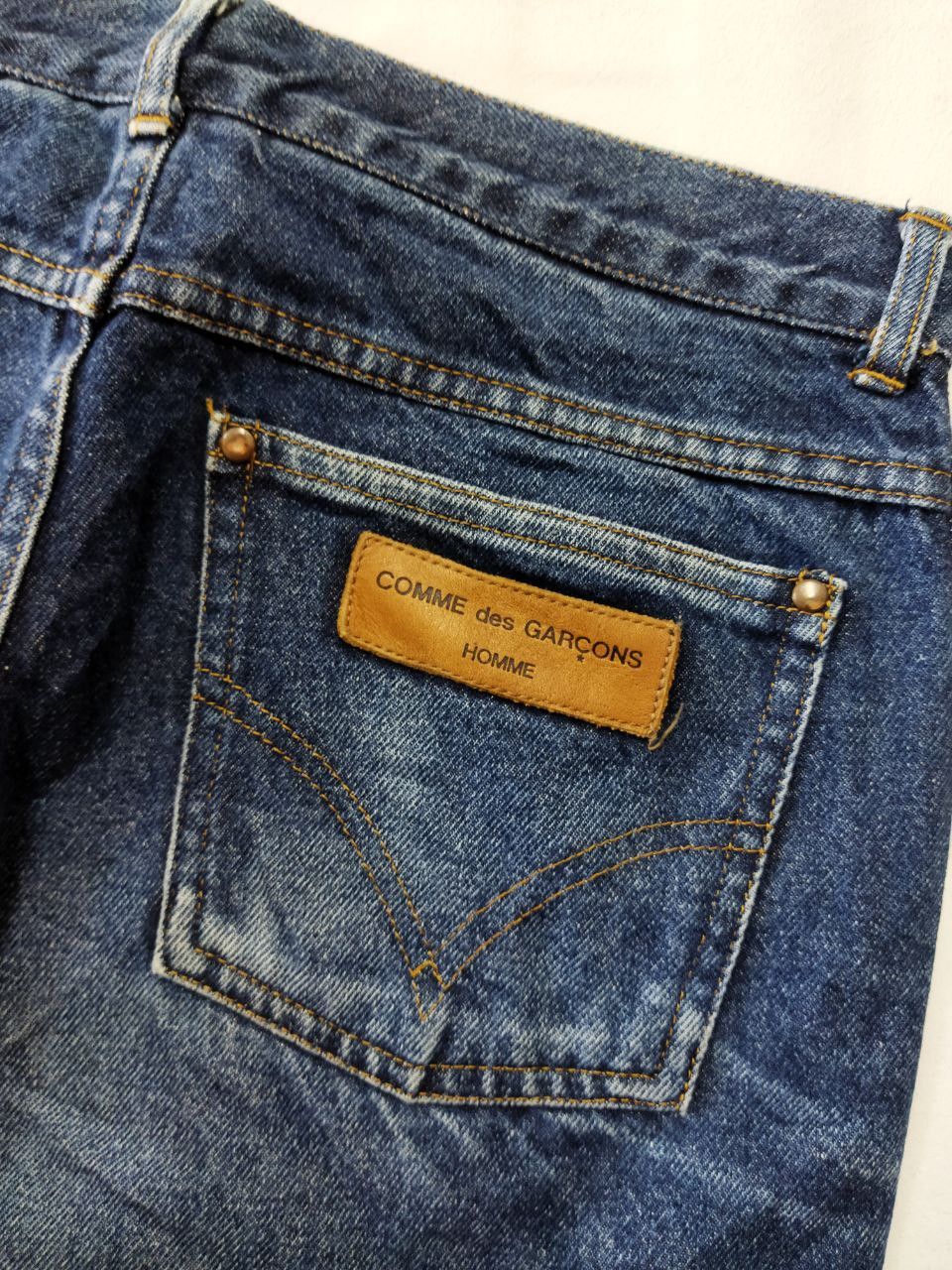 Comme des Garcons Homme Vintage Comme Des Garcons Homme Blue Denim Jeans - Size M Size US 30 / EU 46 - 8 Thumbnail