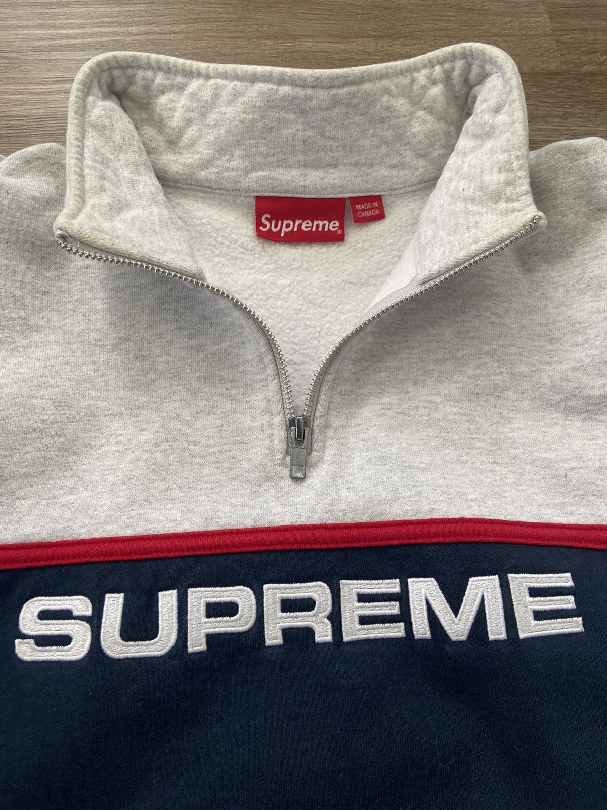 Supreme Supreme Half Zip Sweater Size US XL / EU 56 / 4 - 2 Thumbnail