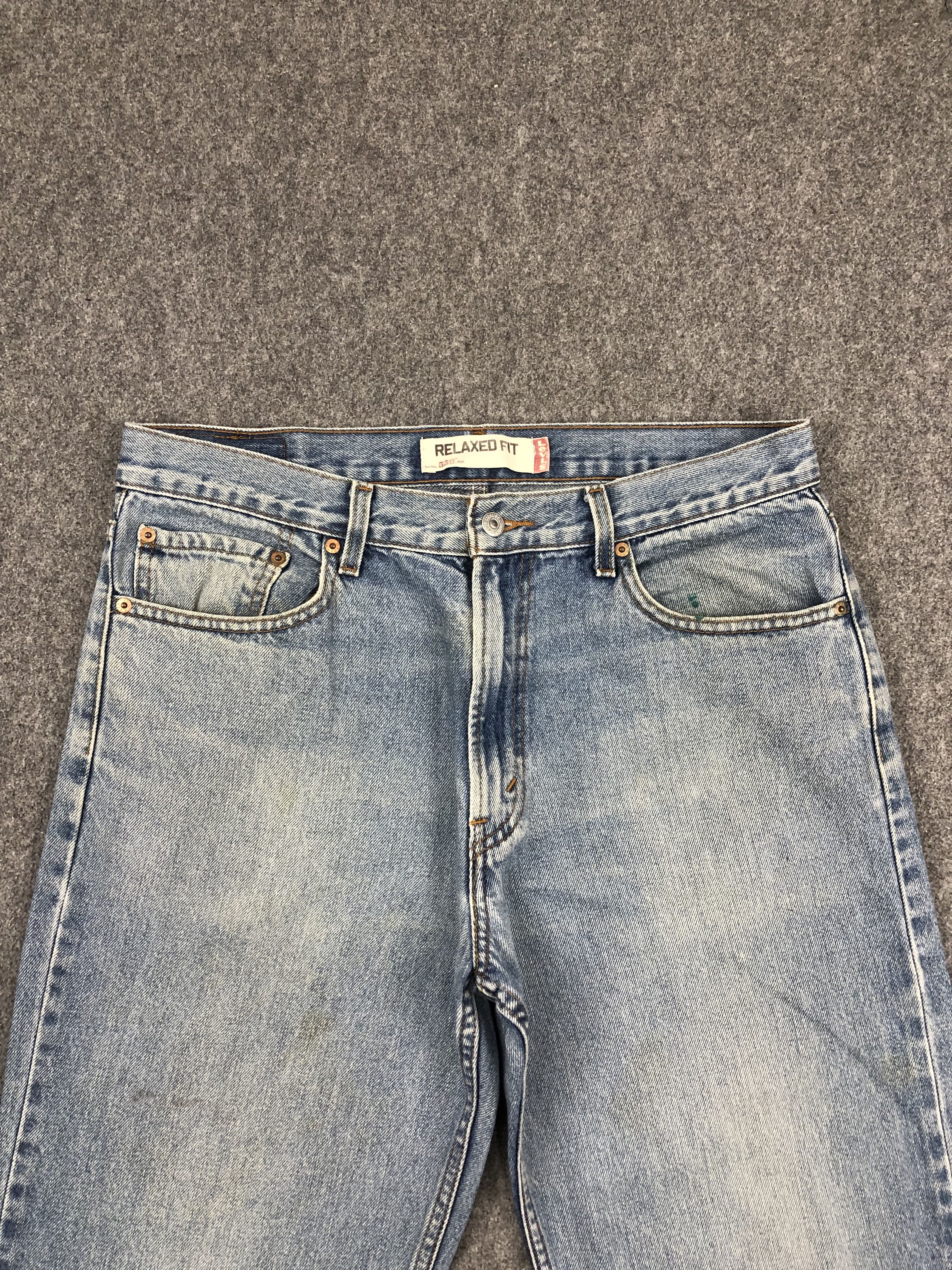 Levi's Vintage Levis 550 Faded Blue Jeans DP1467 Size US 36 / EU 52 - 2 Thumbnail