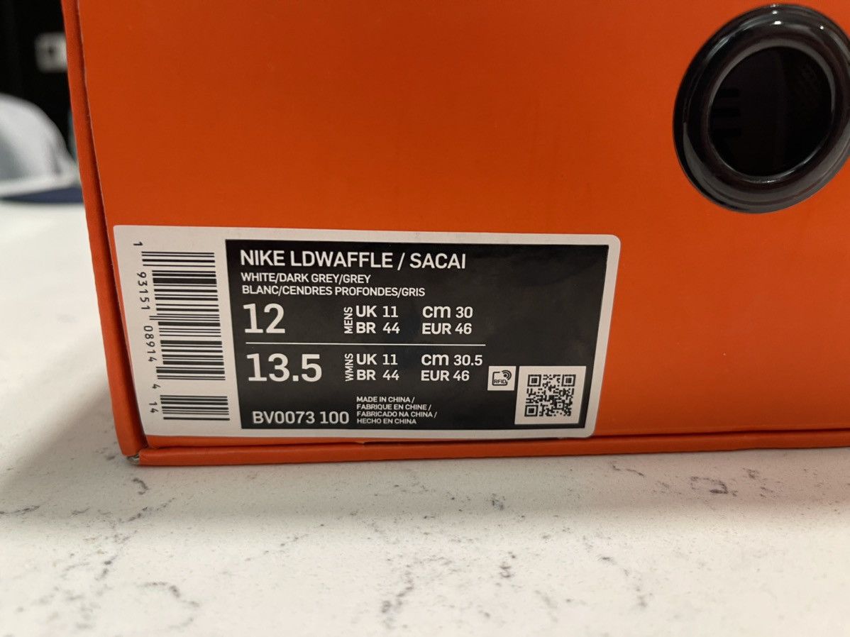 Nike × Sacai Nike LDWaffle x Sacai Summit White 2019 Size US 12 / EU 45 - 8 Thumbnail