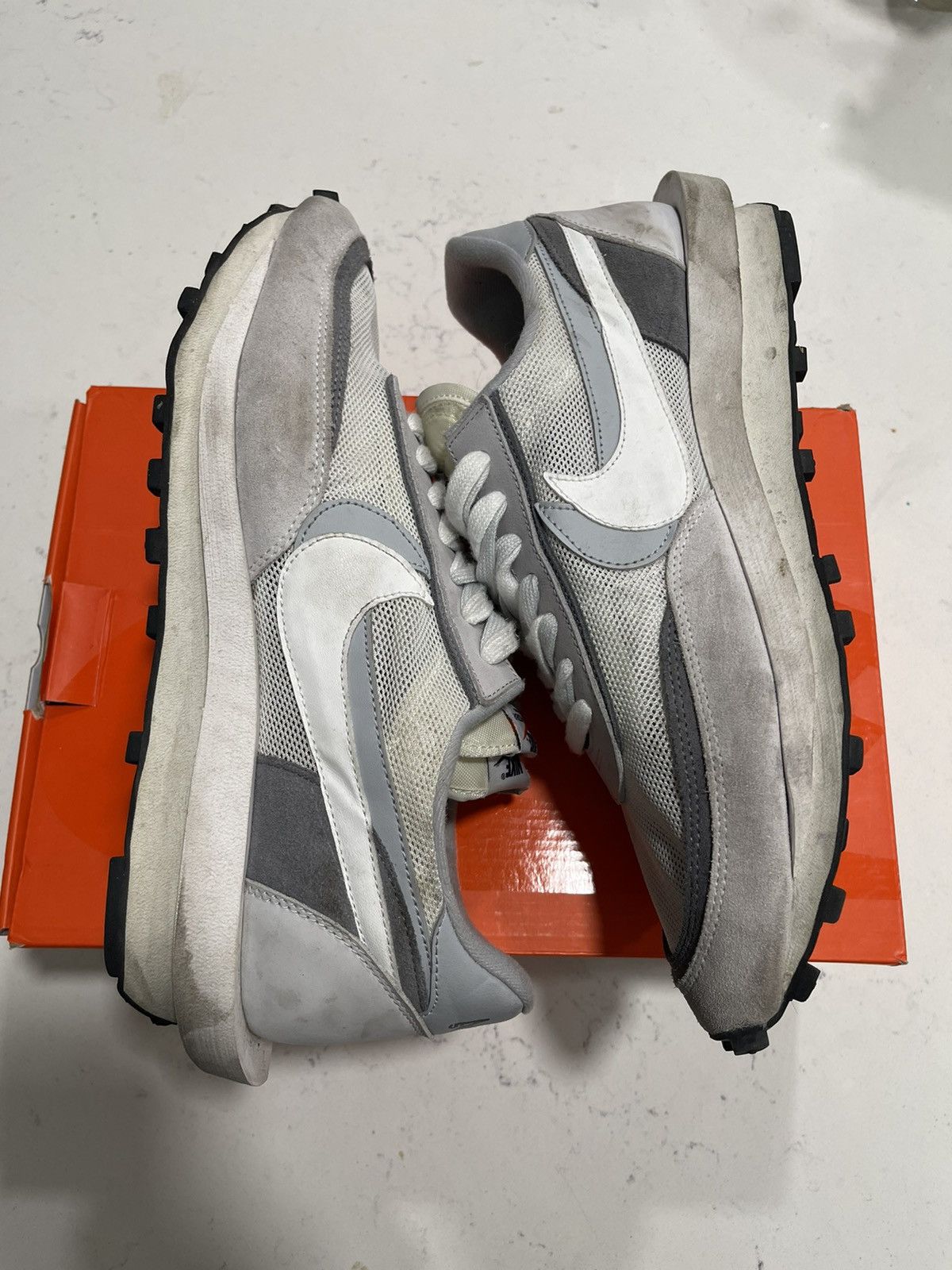 Nike × Sacai Nike LDWaffle x Sacai Summit White 2019 Size US 12 / EU 45 - 5 Thumbnail