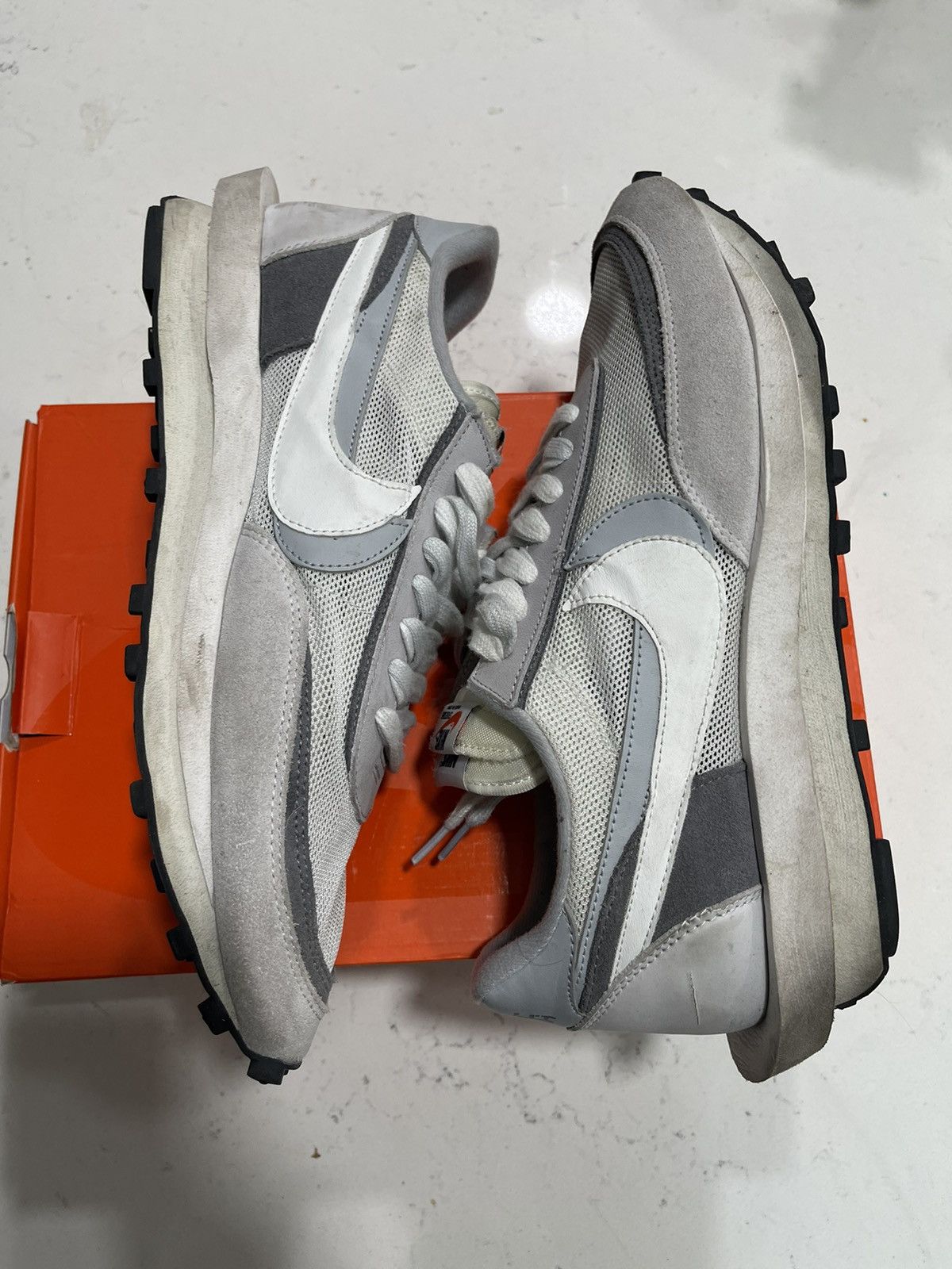 Nike × Sacai Nike LDWaffle x Sacai Summit White 2019 Size US 12 / EU 45 - 6 Thumbnail