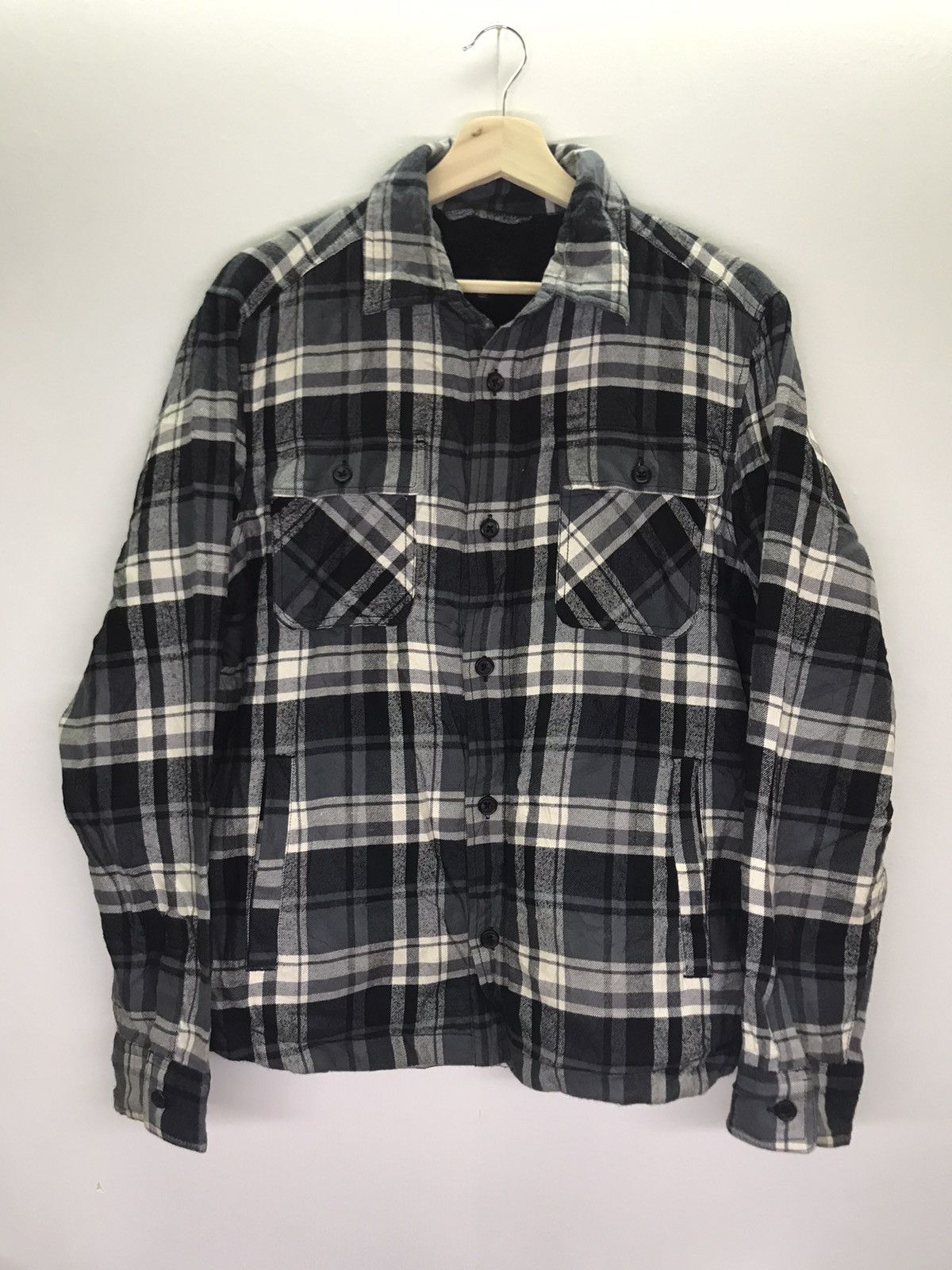 Flannel JapaneseBrand Uniqlo Flannel Fleece inside Jacket Size US M / EU 48-50 / 2 - 1 Thumbnail