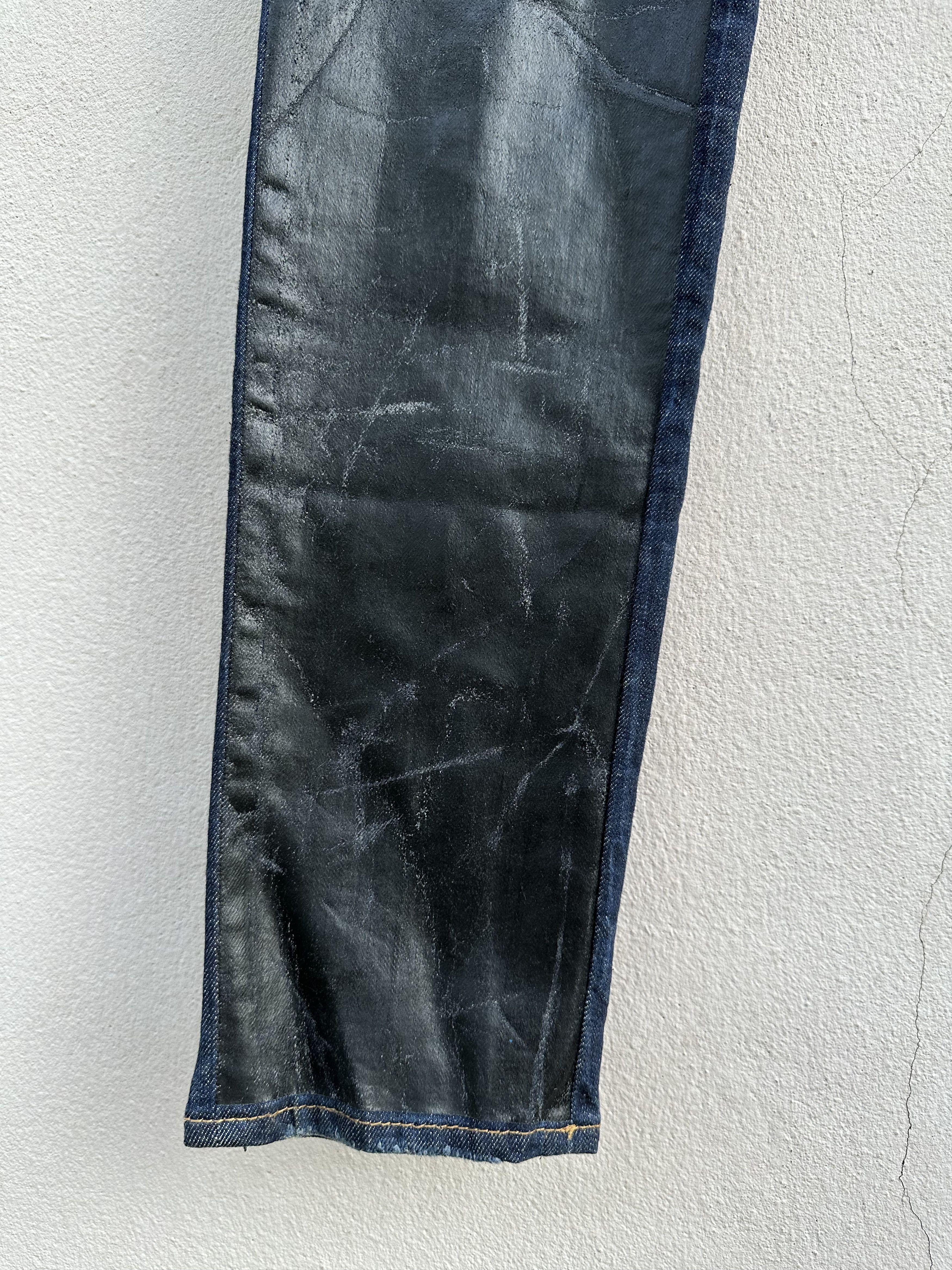 Dsquared2 Dsquared2 Two Tone Waxed Distressed Denim Jeans Size US 32 / EU 48 - 8 Thumbnail