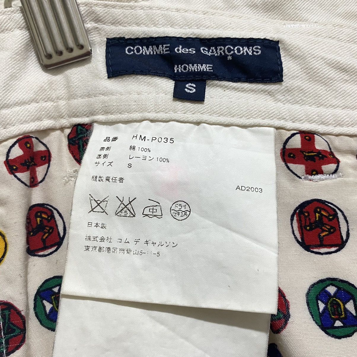 Comme des Garcons AD2003 COMME des GARÇONS HOMME multi Logos Pants Size US 31 - 4 Thumbnail