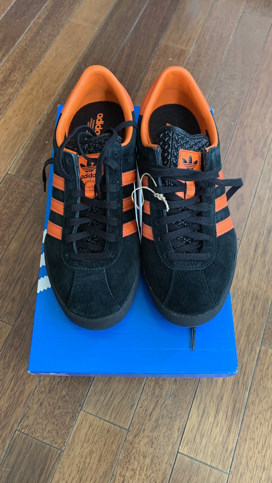 Adidas New Adidas Mkii Jeans Shoes Black Orange size 39 1/3