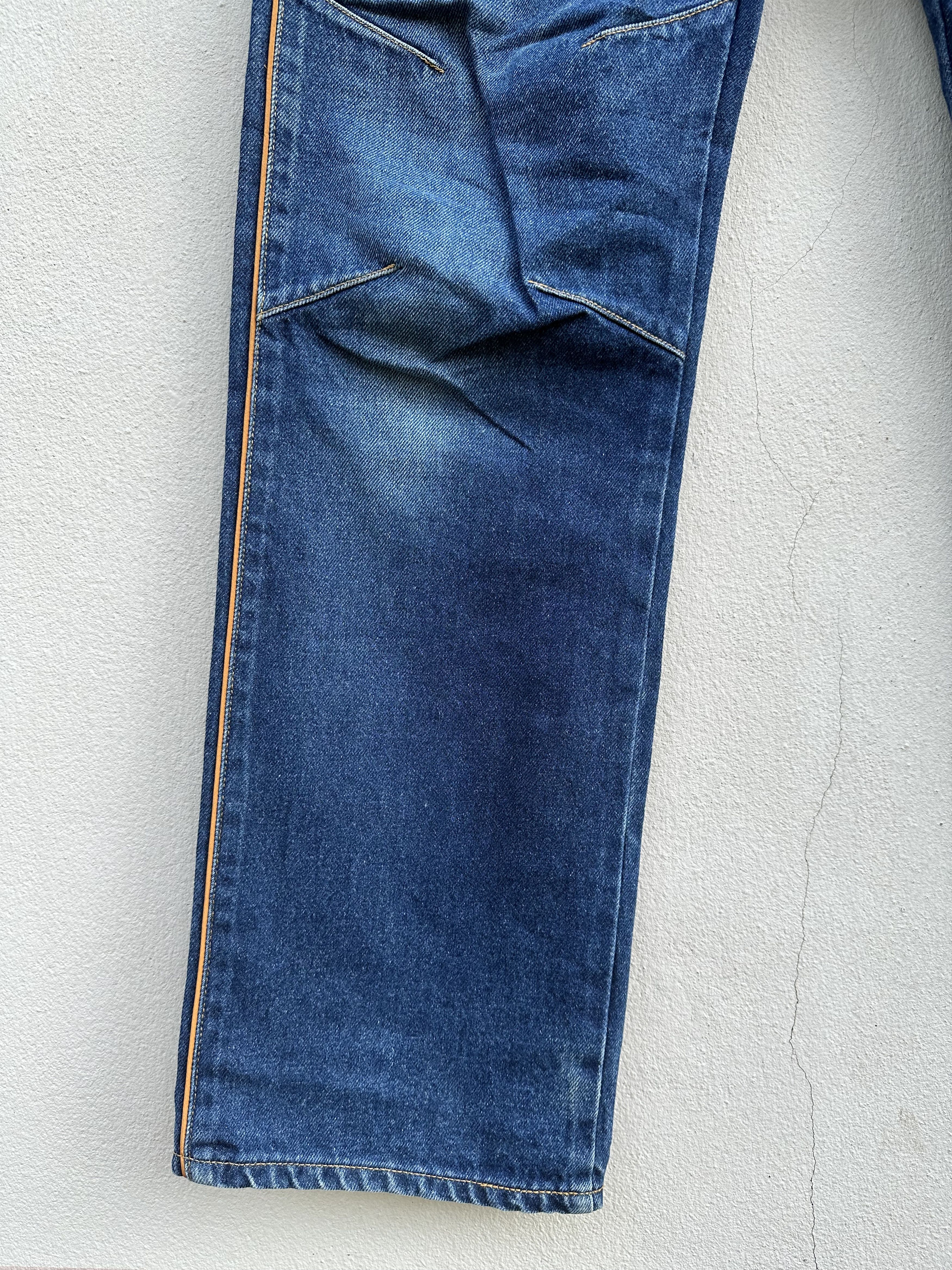 20471120 Rare!! Vtg 291295 Homme Side Striped Denim Jeans Size US 32 / EU 48 - 7 Thumbnail