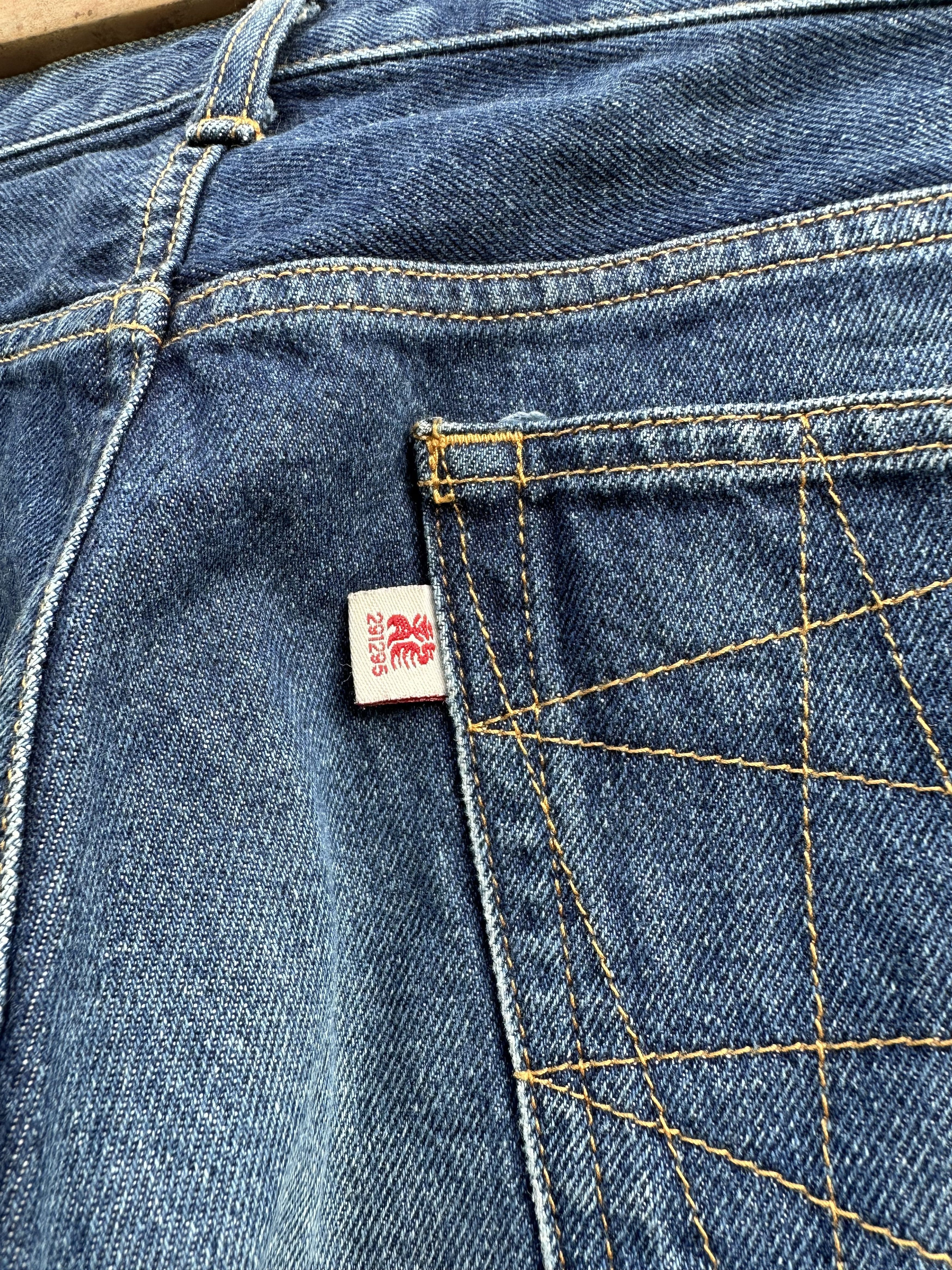 20471120 Rare!! Vtg 291295 Homme Side Striped Denim Jeans Size US 32 / EU 48 - 19 Thumbnail