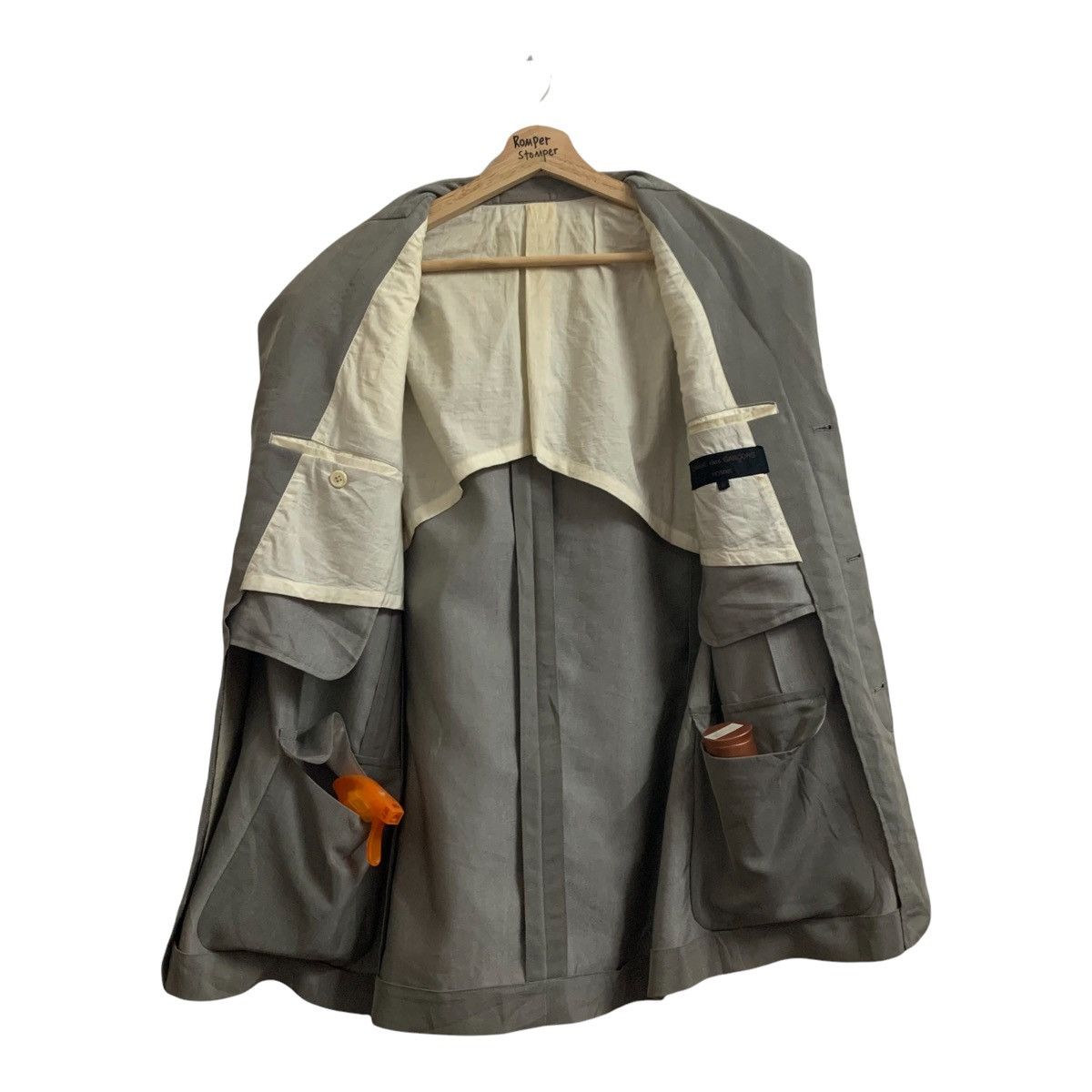Comme des Garcons Homme 💥AD1999 CDG Homme Hidden Pocket Jacket Size US S / EU 44-46 / 1 - 2 Thumbnail