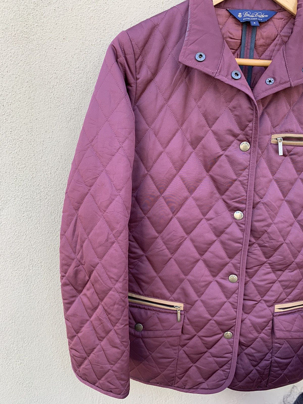 Brooks Brothers Brooks Brothers Quilted CPO Jacket button Up Size US M / EU 48-50 / 2 - 2 Thumbnail