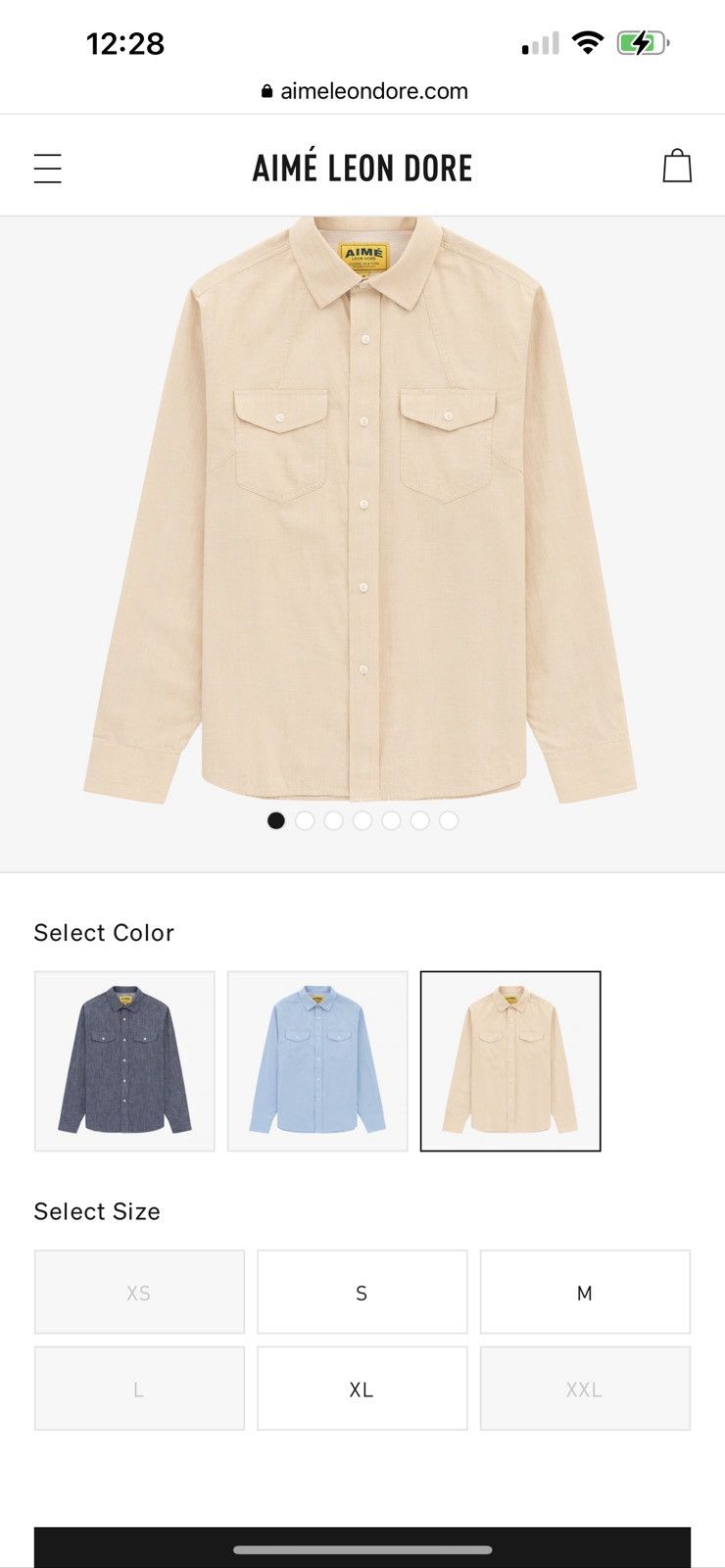 Aime Leon Dore Chambray Shirt Size US L / EU 52-54 / 3 - 8 Thumbnail
