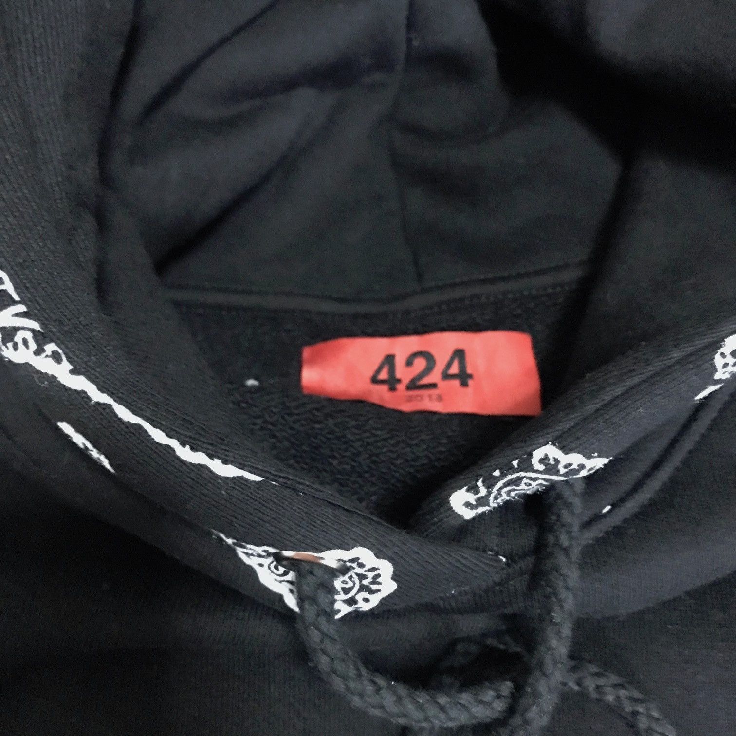 424 424 Paisley Print Detail Hoodie Size US M / EU 48-50 / 2 - 3 Thumbnail