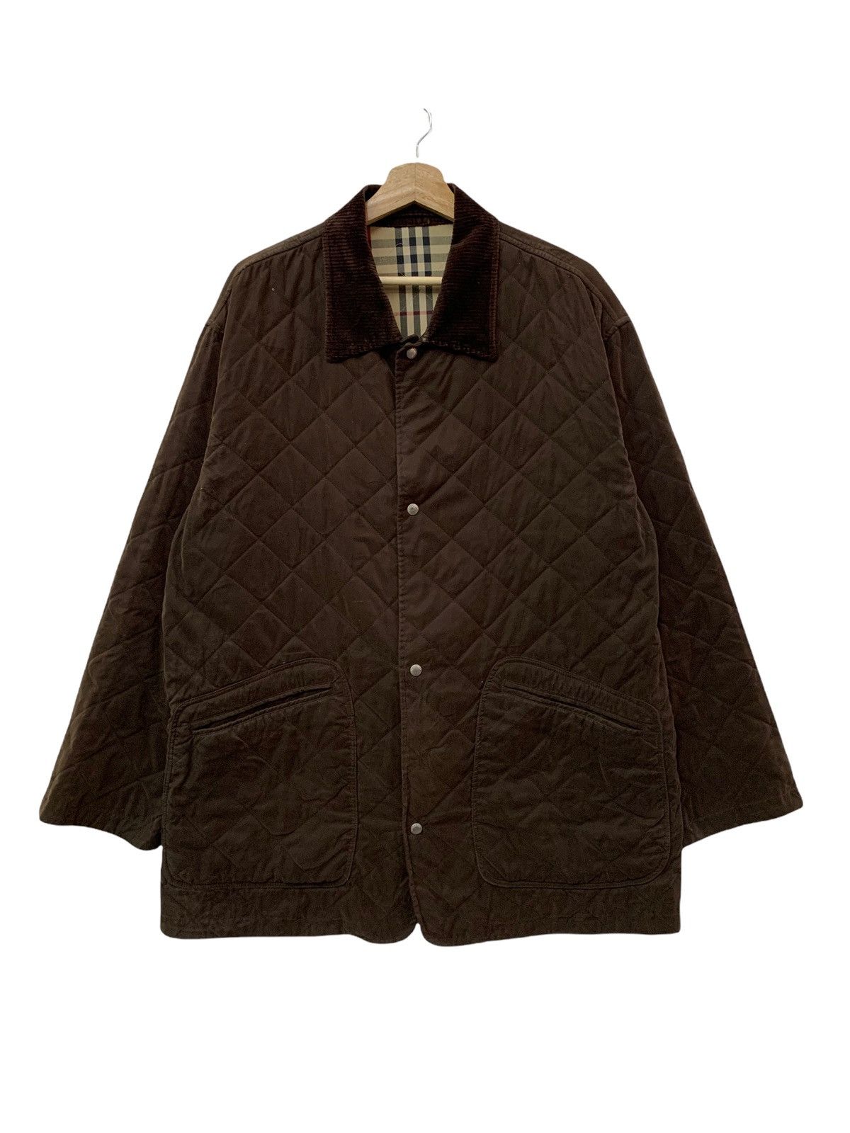 Burberry 🔥VTG BURBERRY NOVACHECK QUILTED JACKETS Size US L / EU 52-54 / 3 - 1 Thumbnail