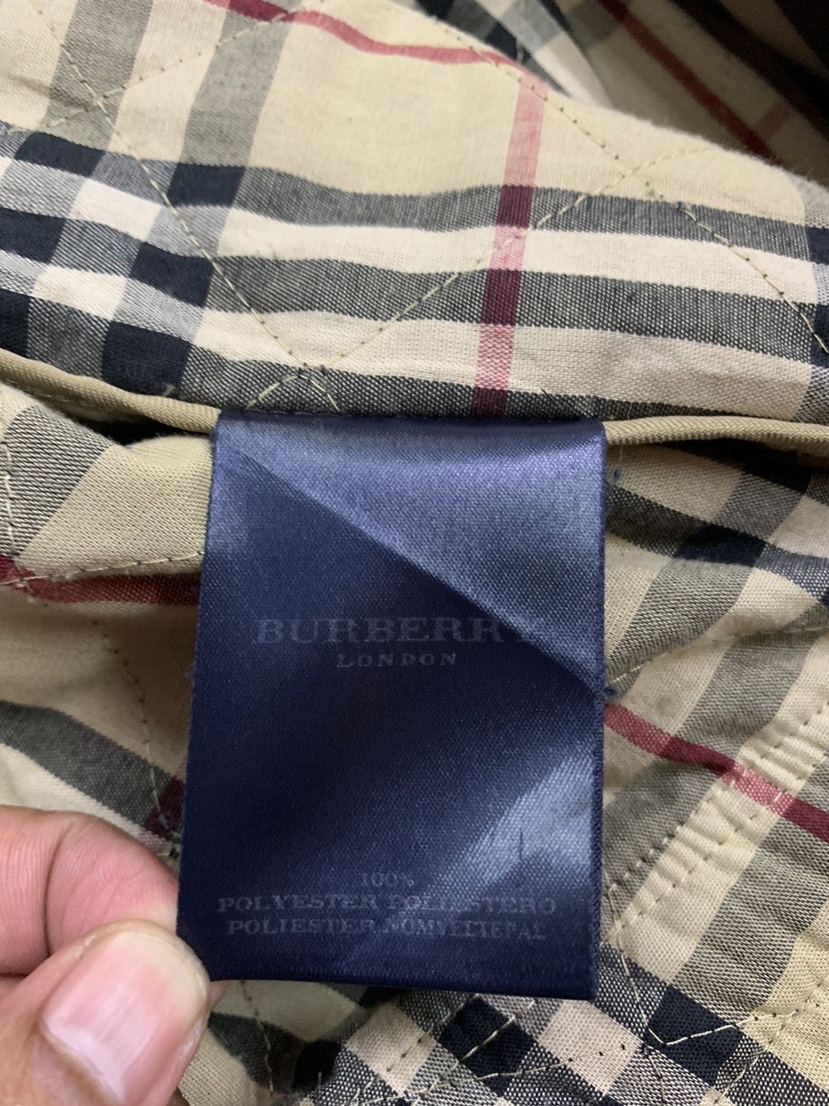 Burberry 🔥VTG BURBERRY NOVACHECK QUILTED JACKETS Size US L / EU 52-54 / 3 - 13 Thumbnail
