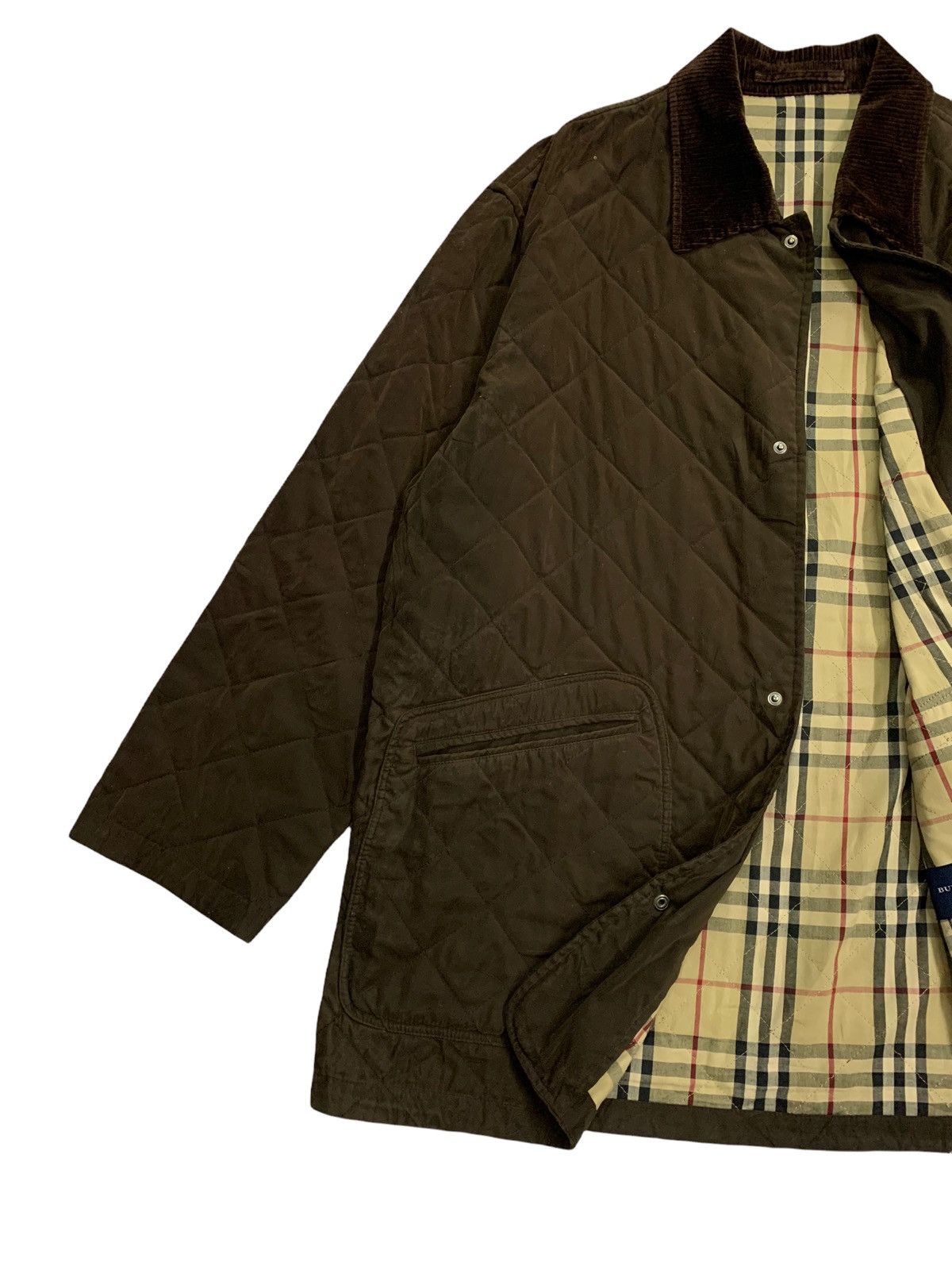 Burberry 🔥VTG BURBERRY NOVACHECK QUILTED JACKETS Size US L / EU 52-54 / 3 - 3 Thumbnail