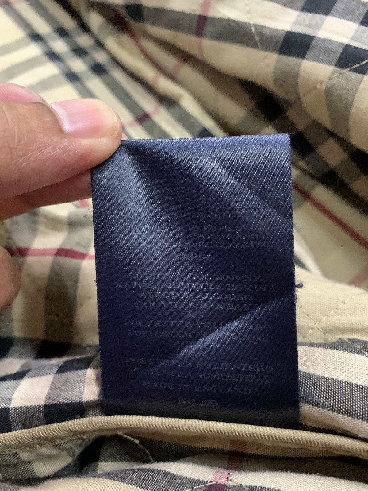 Burberry 🔥VTG BURBERRY NOVACHECK QUILTED JACKETS Size US L / EU 52-54 / 3 - 12 Thumbnail