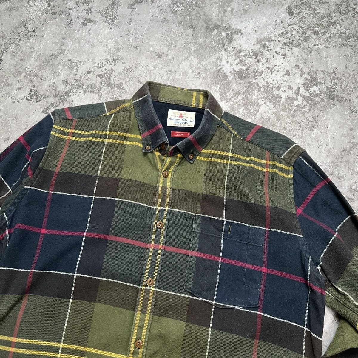 Barbour × Flannel × Vintage Barbour Flannel Shirt Checked Size US M / EU 48-50 / 2 - 2 Thumbnail
