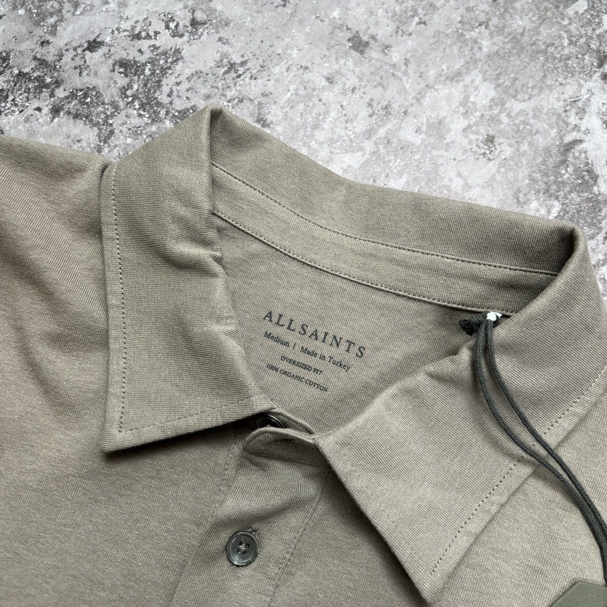 Allsaints × Vintage Allsaints Lex LS Polo Oversized Size US M / EU 48-50 / 2 - 4 Thumbnail