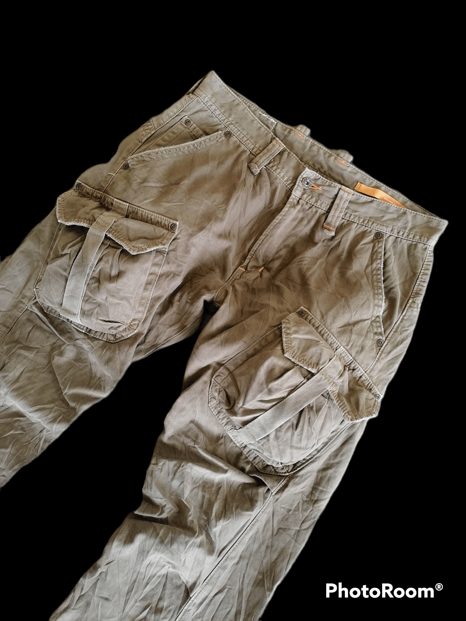 Japanese Brand × Vintage Flare Edwin 3D Pocket Utility Trouser Pants Size US 32 / EU 48 - 3 Thumbnail
