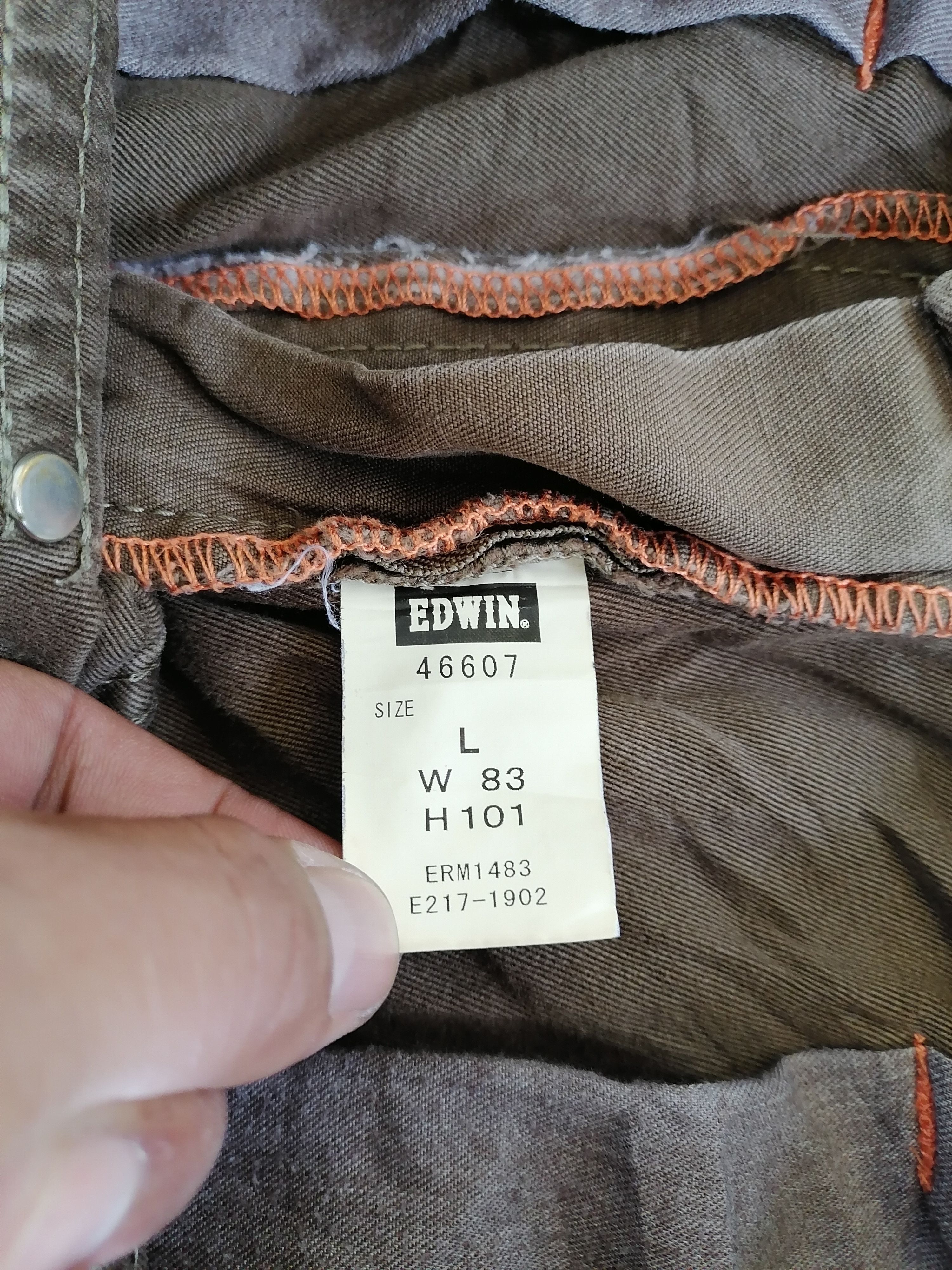 Japanese Brand × Vintage Flare Edwin 3D Pocket Utility Trouser Pants Size US 32 / EU 48 - 8 Thumbnail