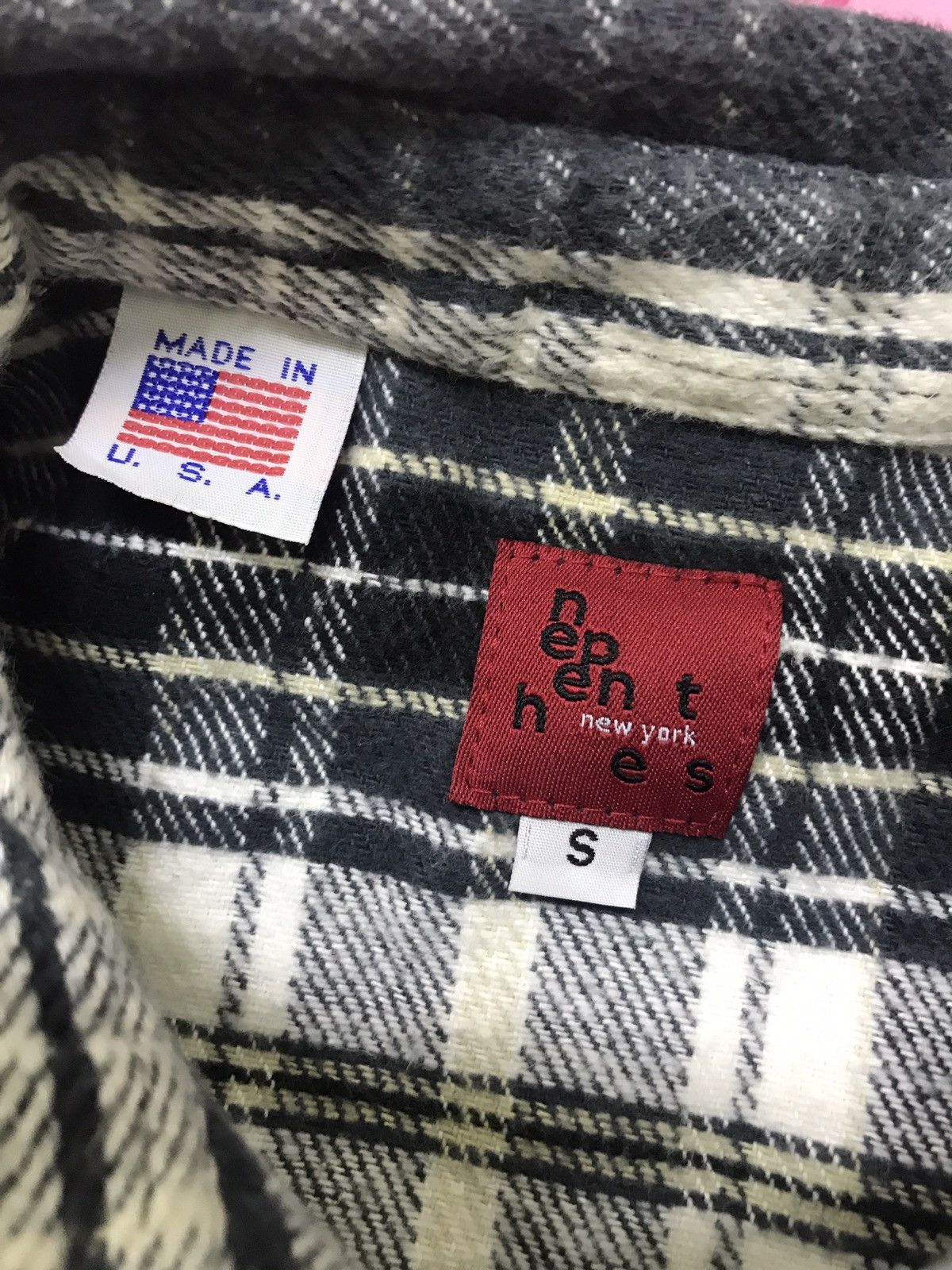 Engineered Garments 💖Made in USA Nepenthes New York Flannel Button Plaid Size US S / EU 44-46 / 1 - 5 Thumbnail